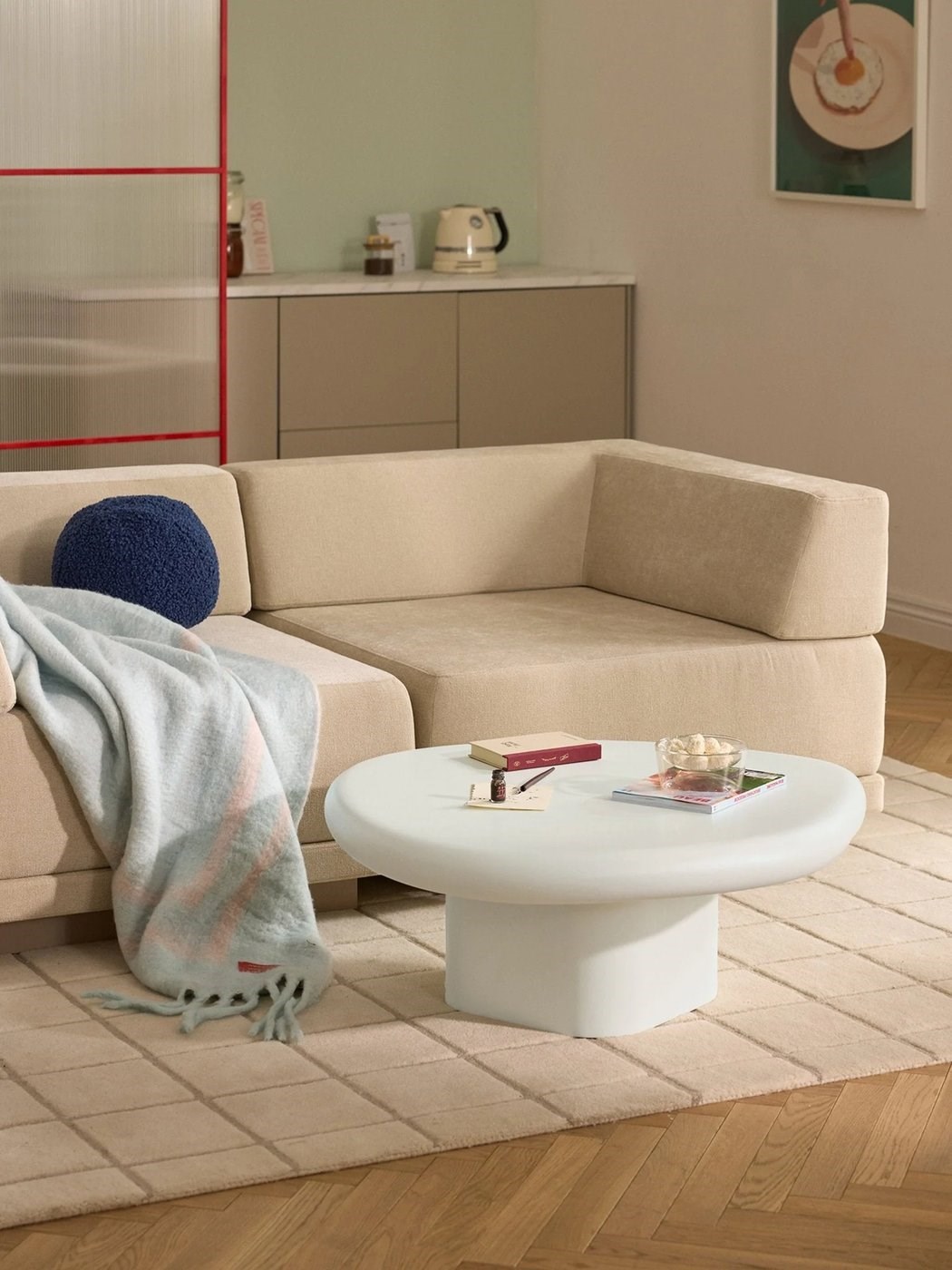 Anaya Organik Tasarım Modern Orta Sehpa İç ve Dış Mekan