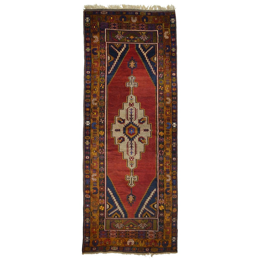Antika Yahyalı El Dokuma Yolluk 125x310 cm