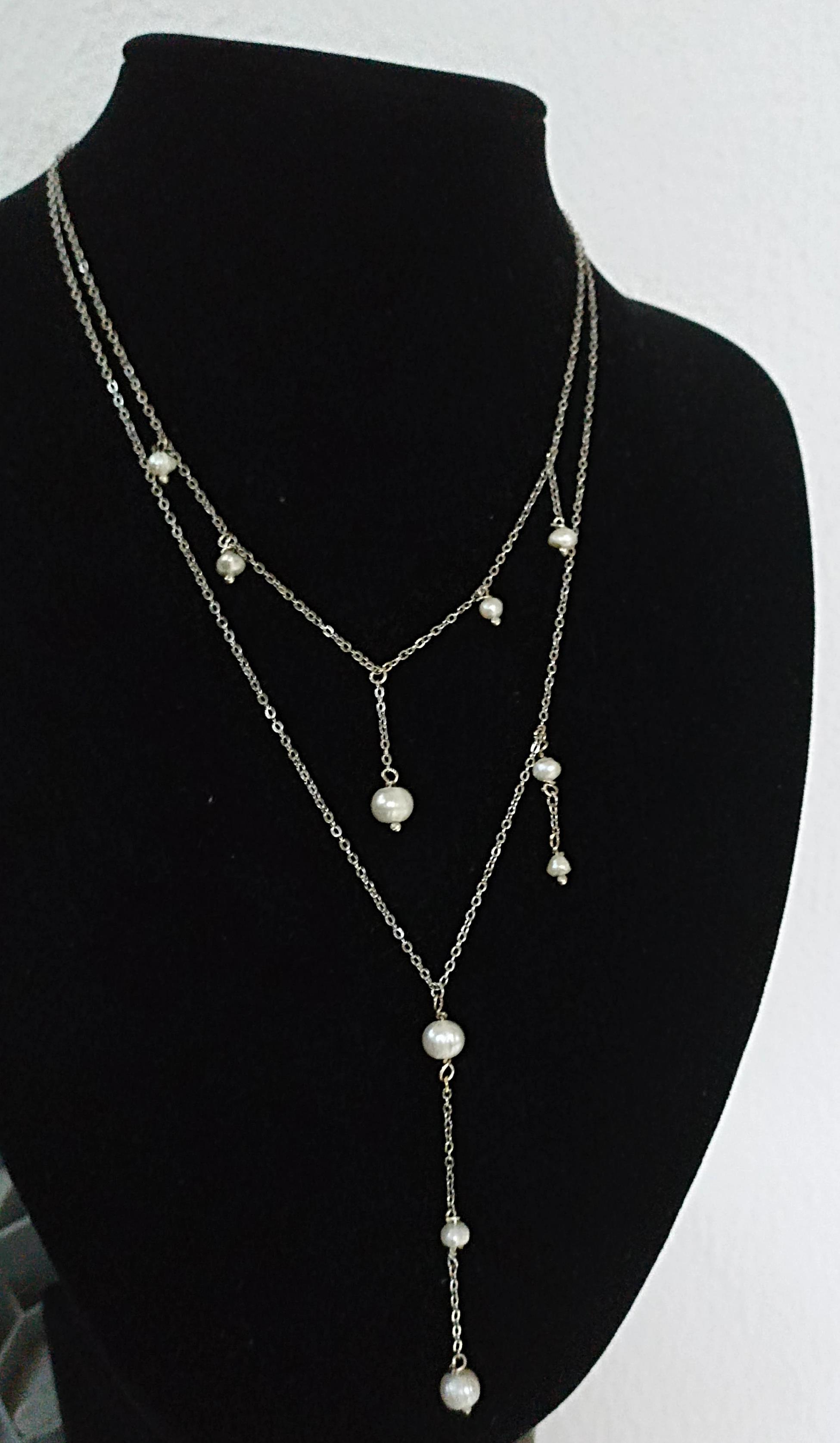 Asymmetric İnci Kolye