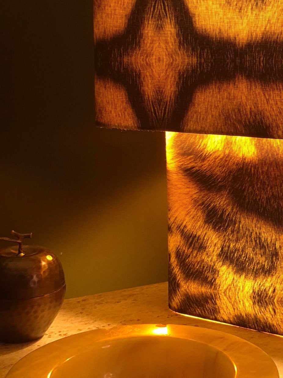 Auratwin System – Leopar Desenli Abajur
