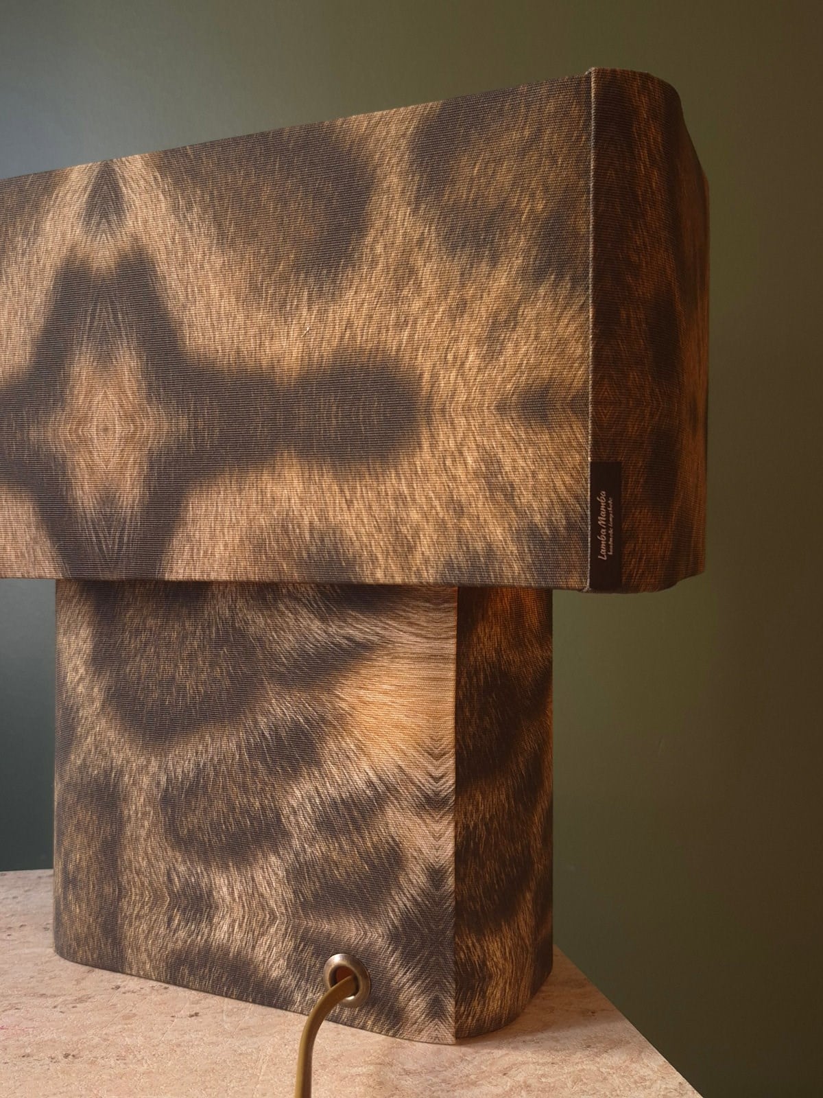 Auratwin System – Leopar Desenli Abajur