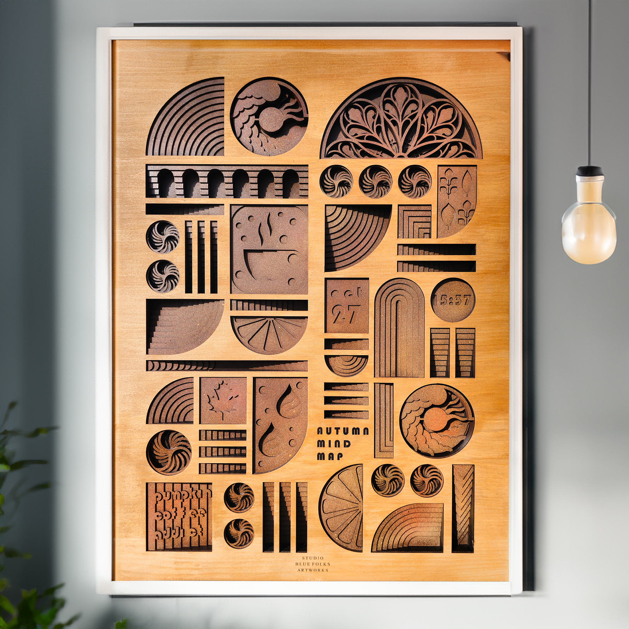 Autumn Mind Map Tablo