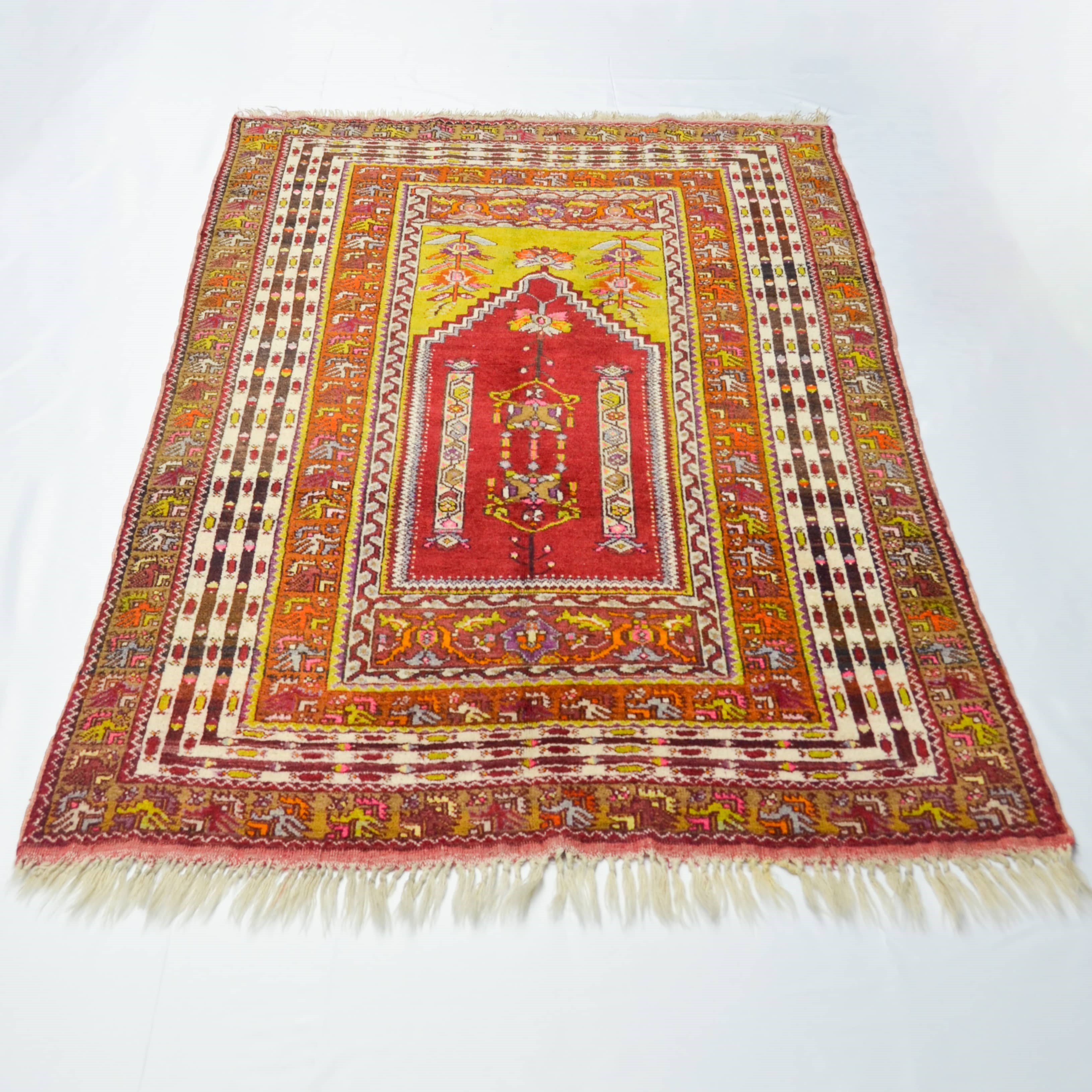 Avanos Mihraplı Antika Halı 134x201 cm