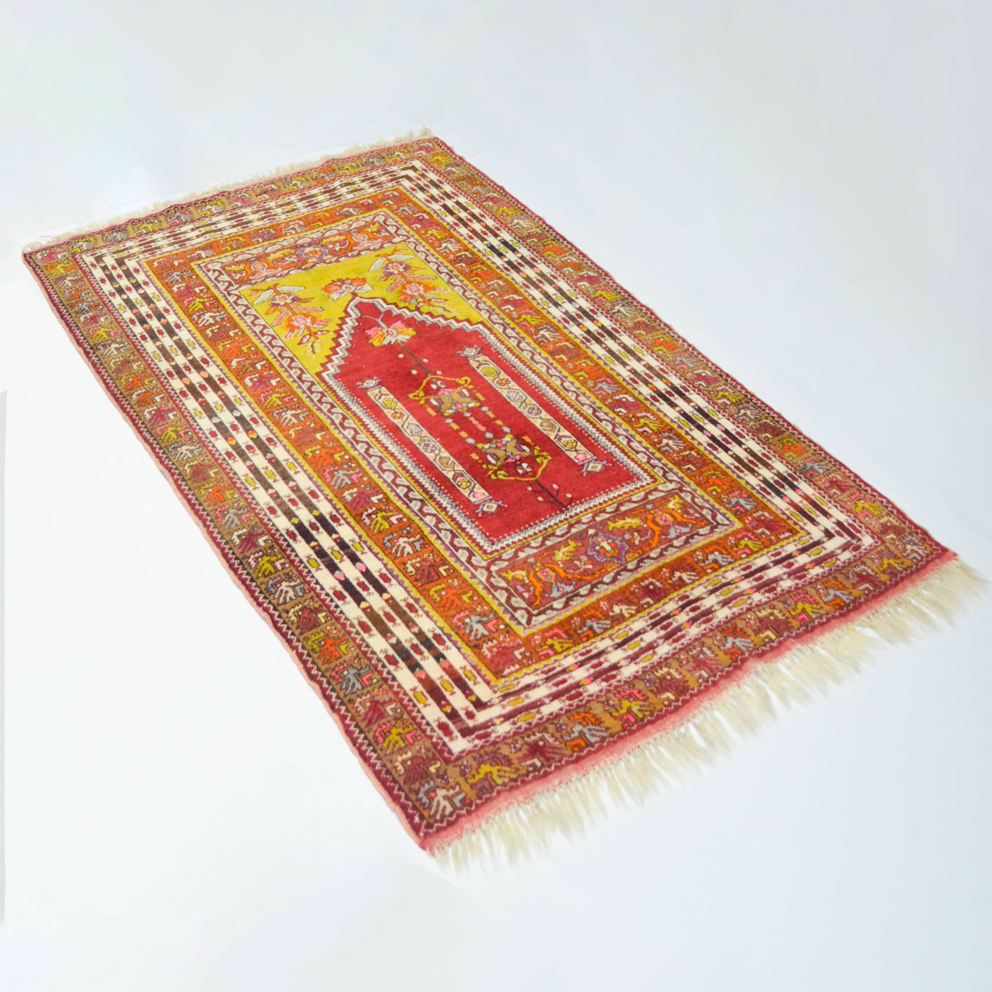 Avanos Mihraplı Antika Halı 134x201 cm