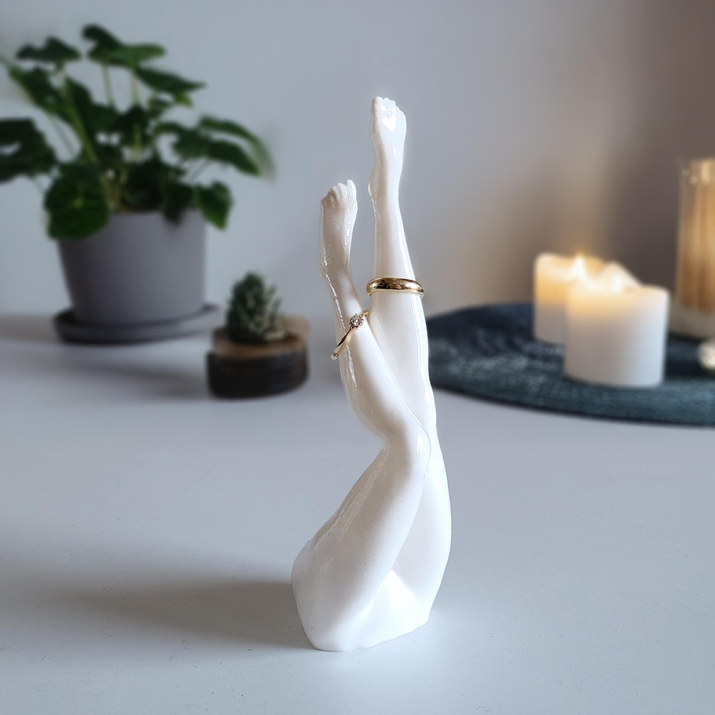 Bacak Yüzük Düzenleyici | Beyaz