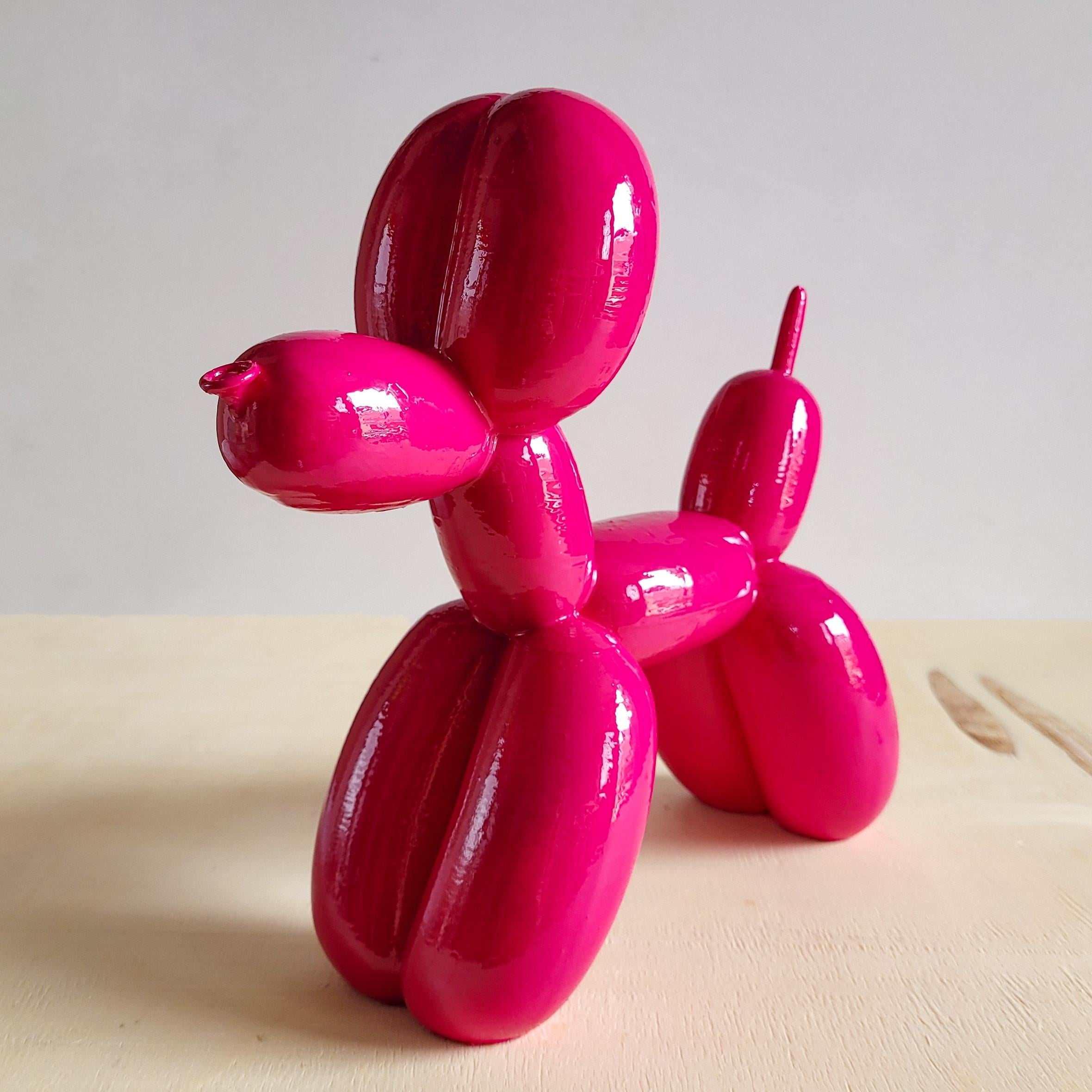 Balon Köpek Figürü | Fuşya