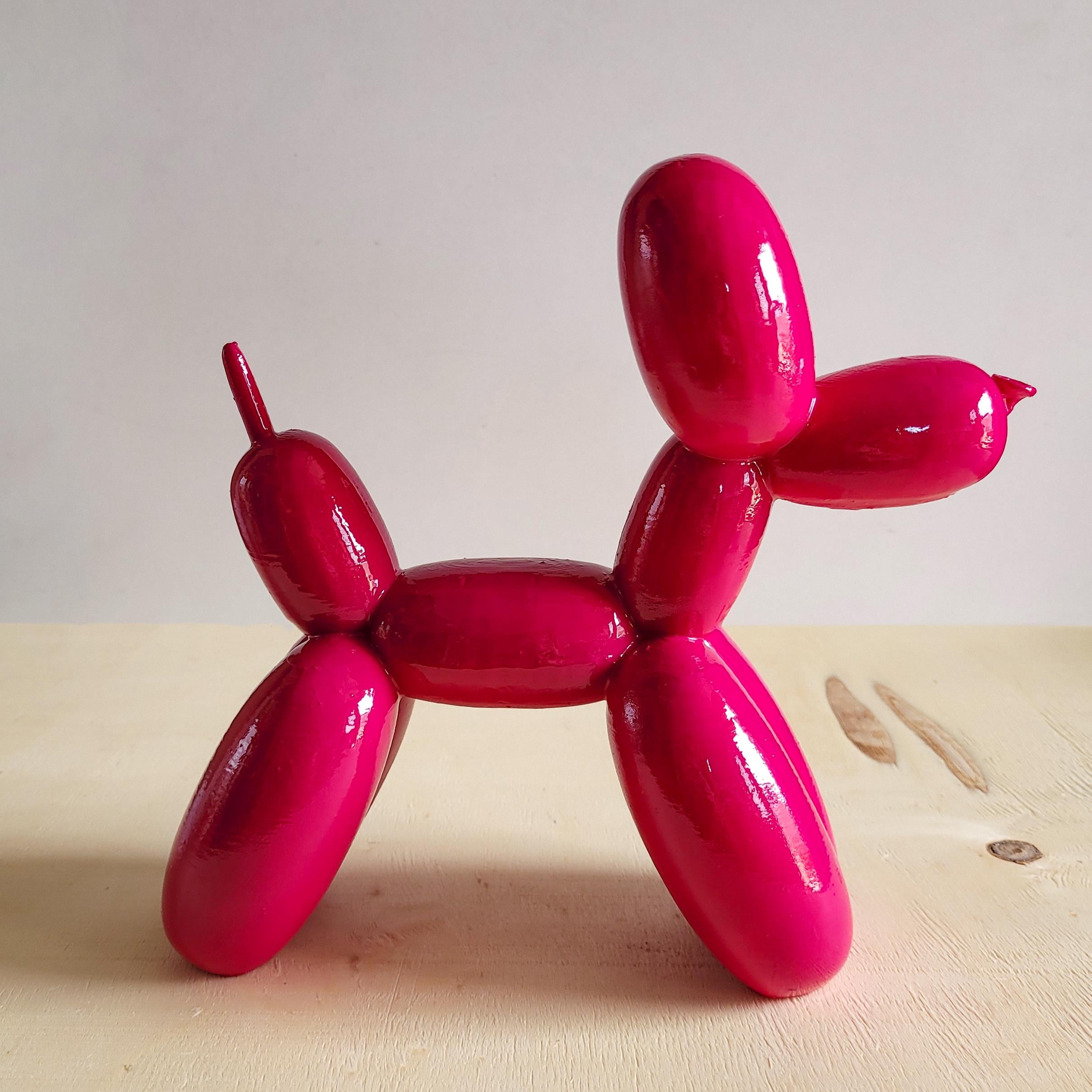 Balon Köpek Figürü | Fuşya