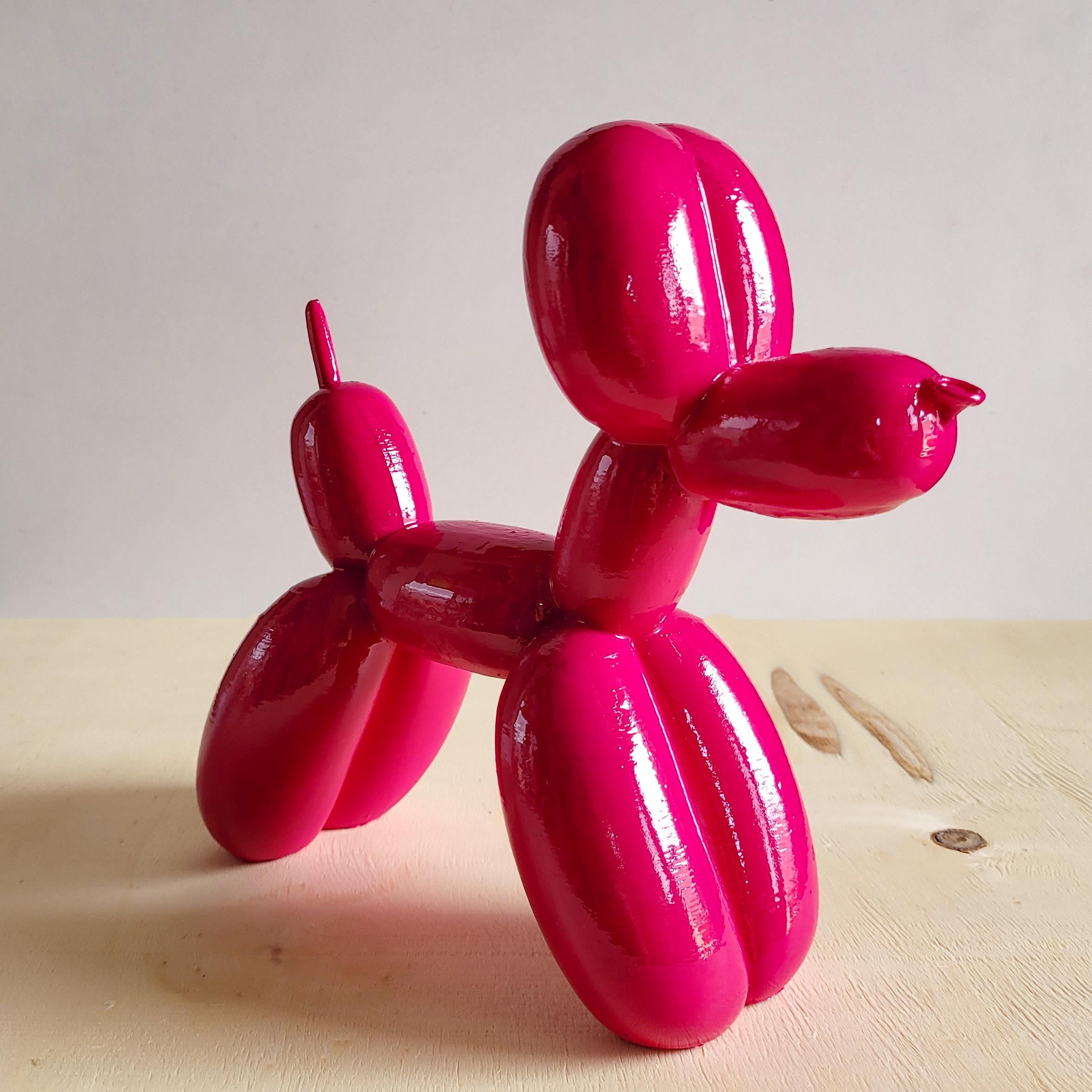 Balon Köpek Figürü | Fuşya