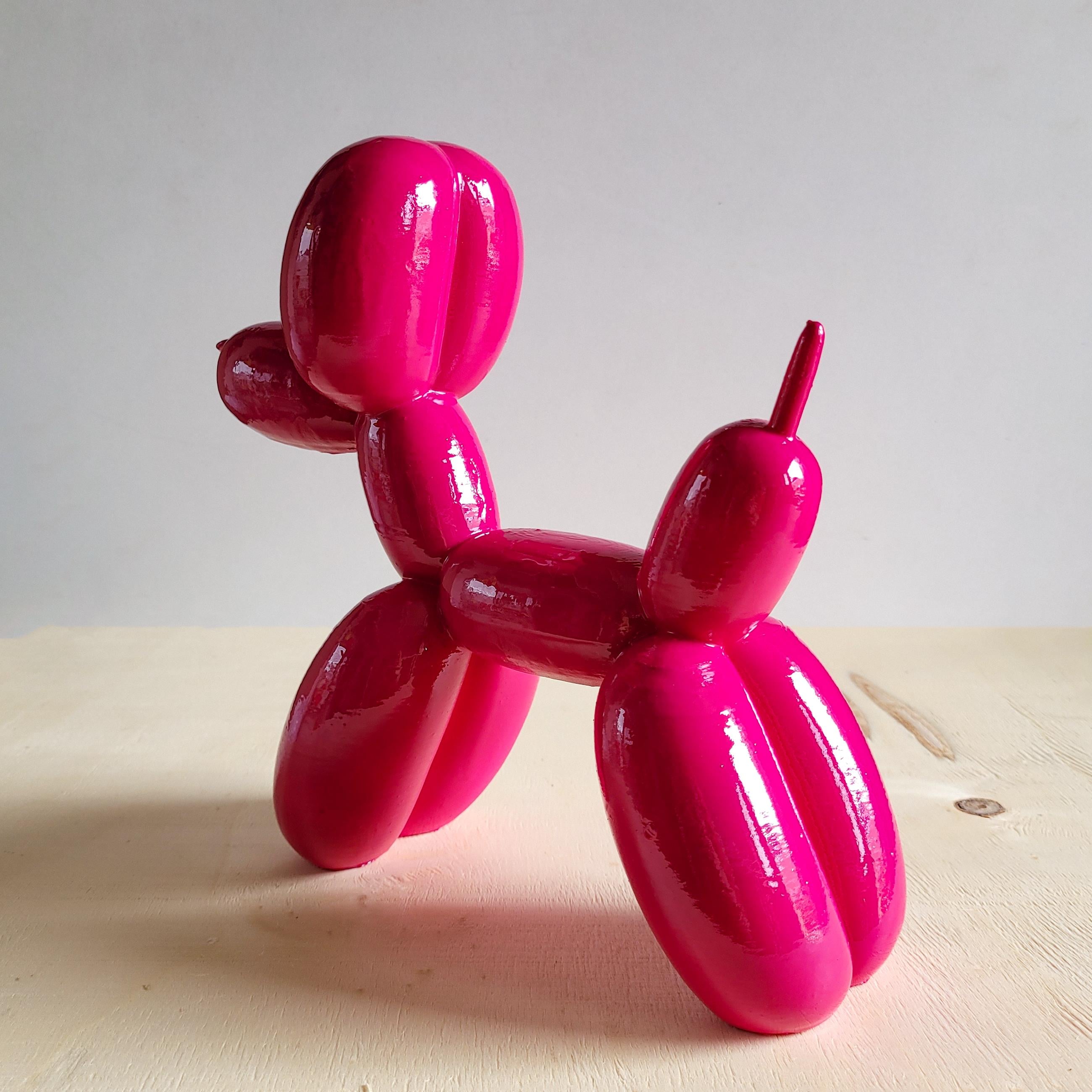 Balon Köpek Figürü | Fuşya