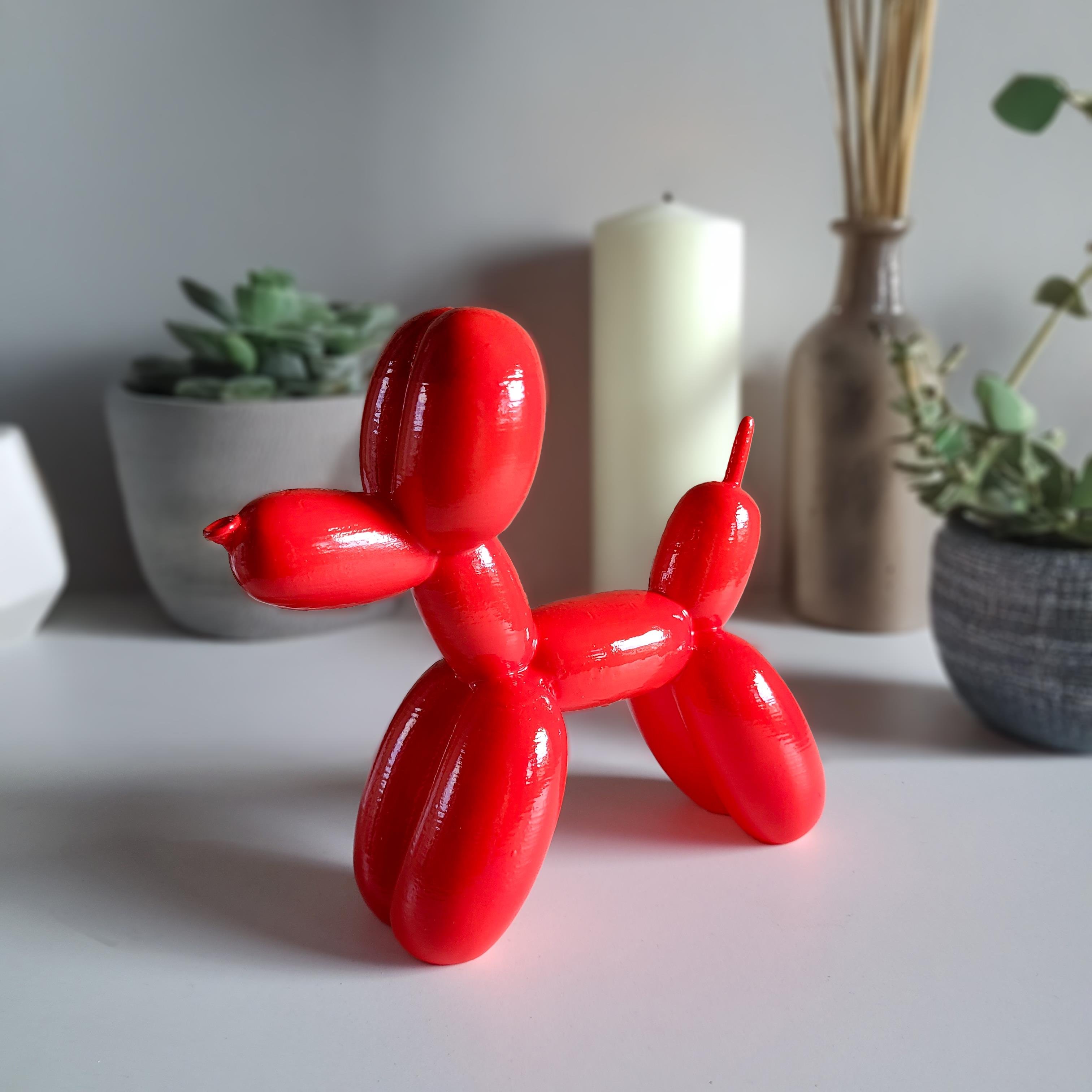 Balon Köpek Figürü | Kırmızı