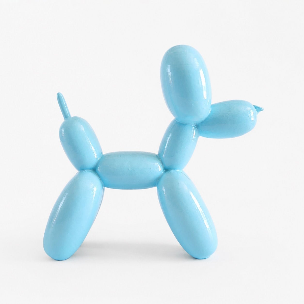 Balon Köpek Figürü | Pastel Mavi