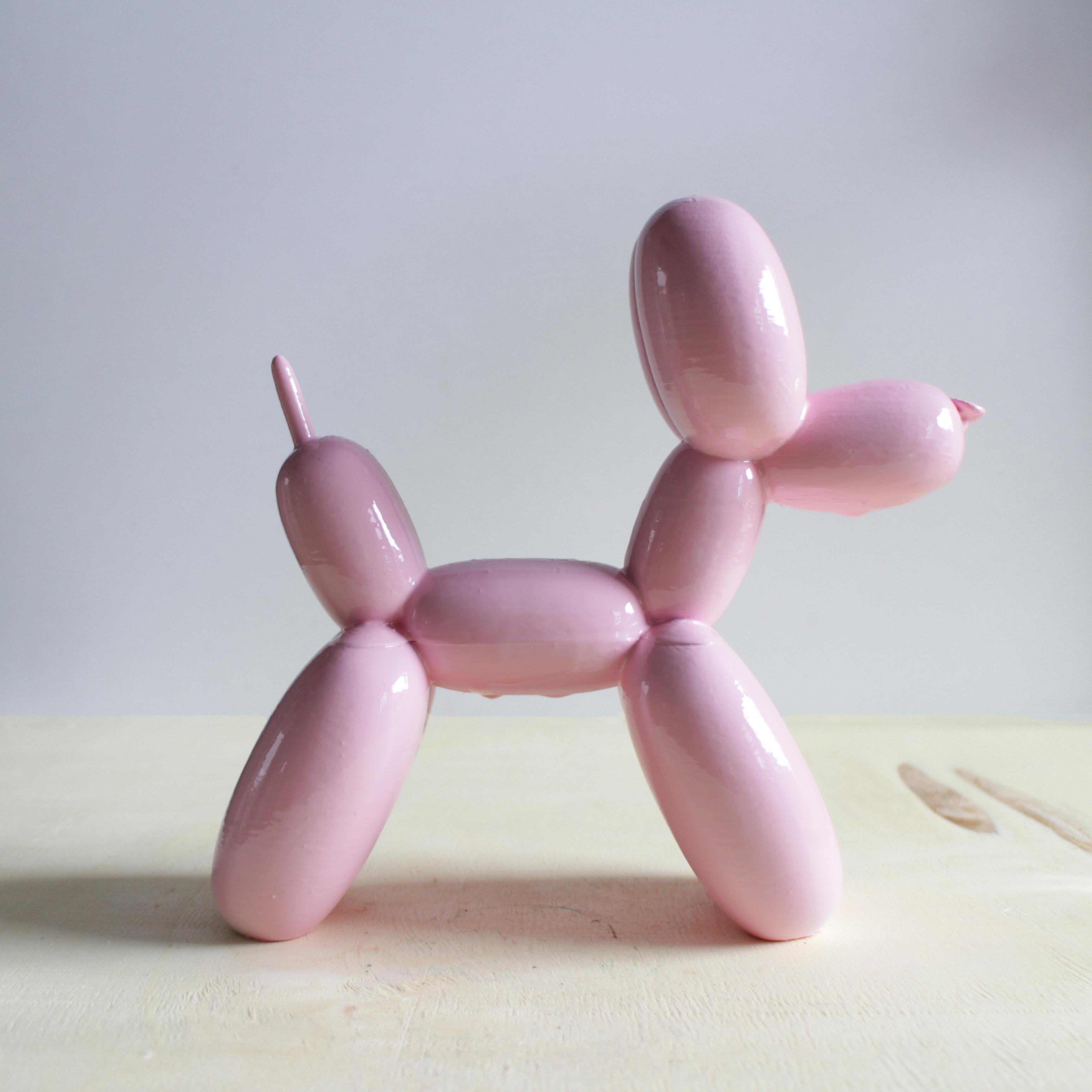 Balon Köpek Figürü | Pastel Pembe