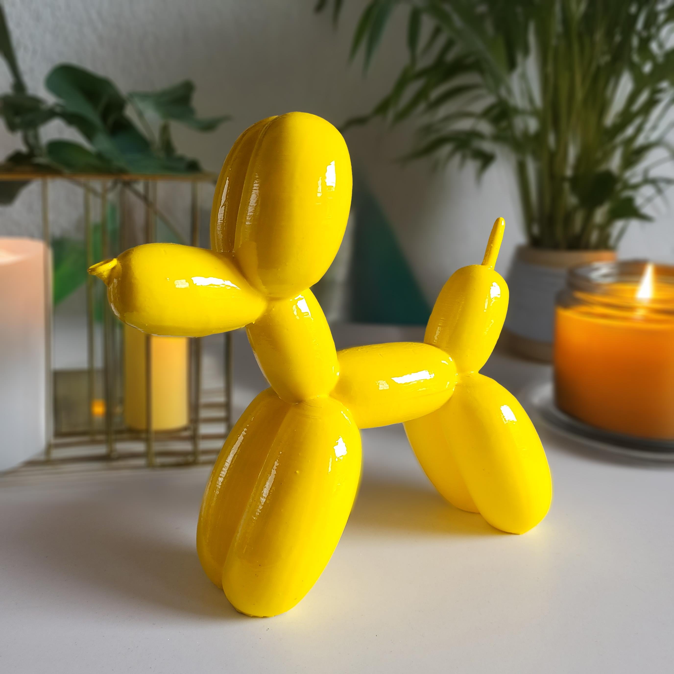 Balon Köpek Figürü | Sarı