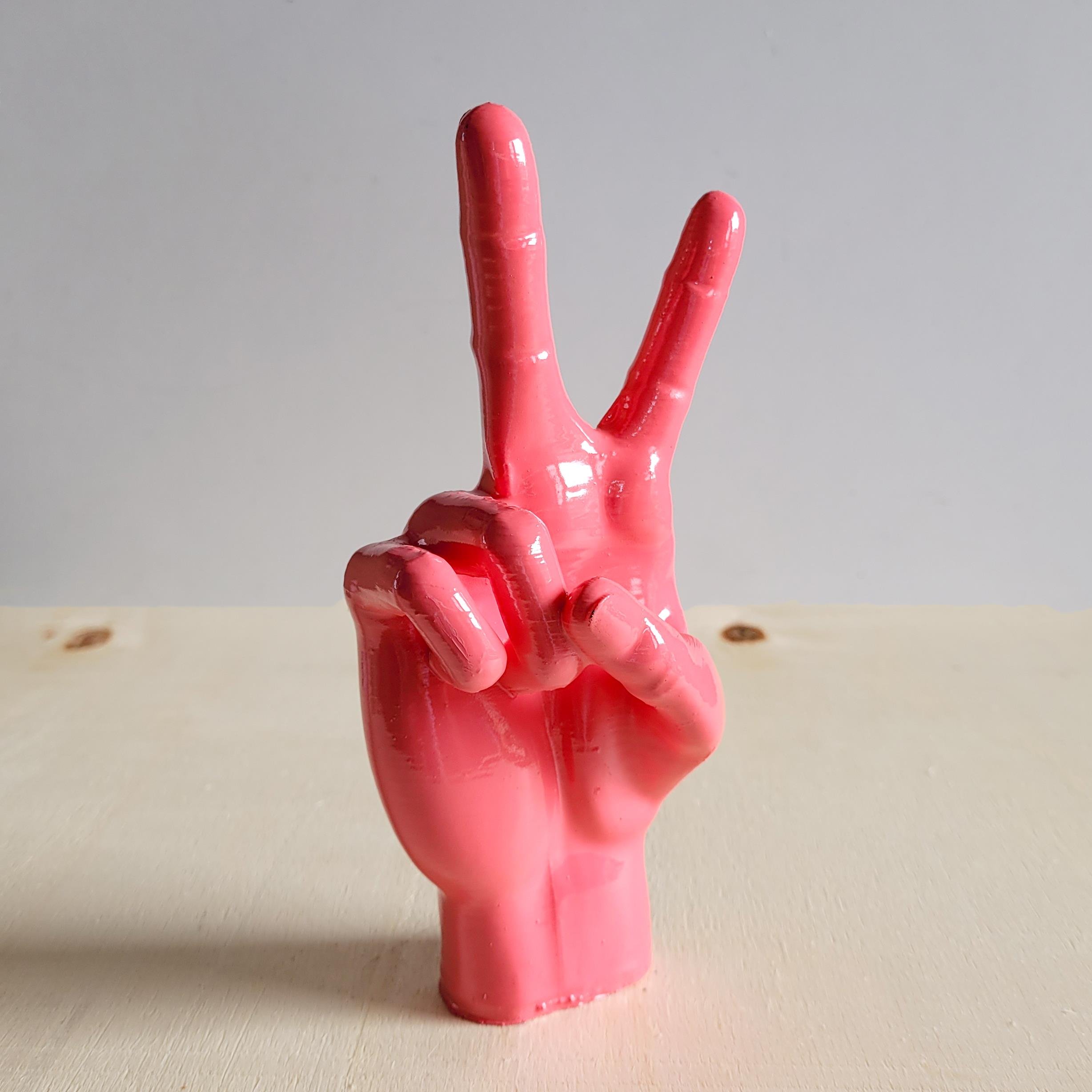 Barış El Figürü | Pembe