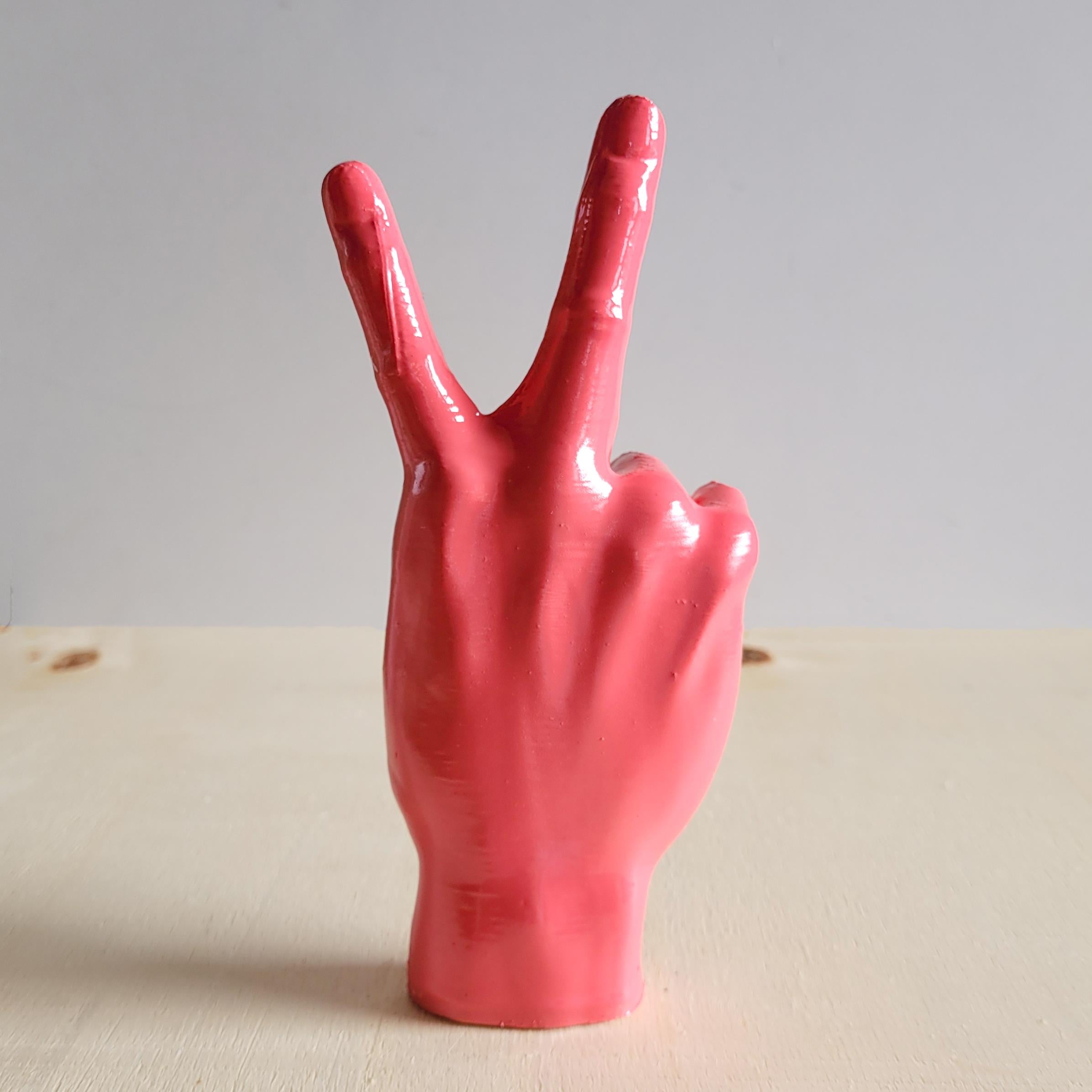 Barış El Figürü | Pembe