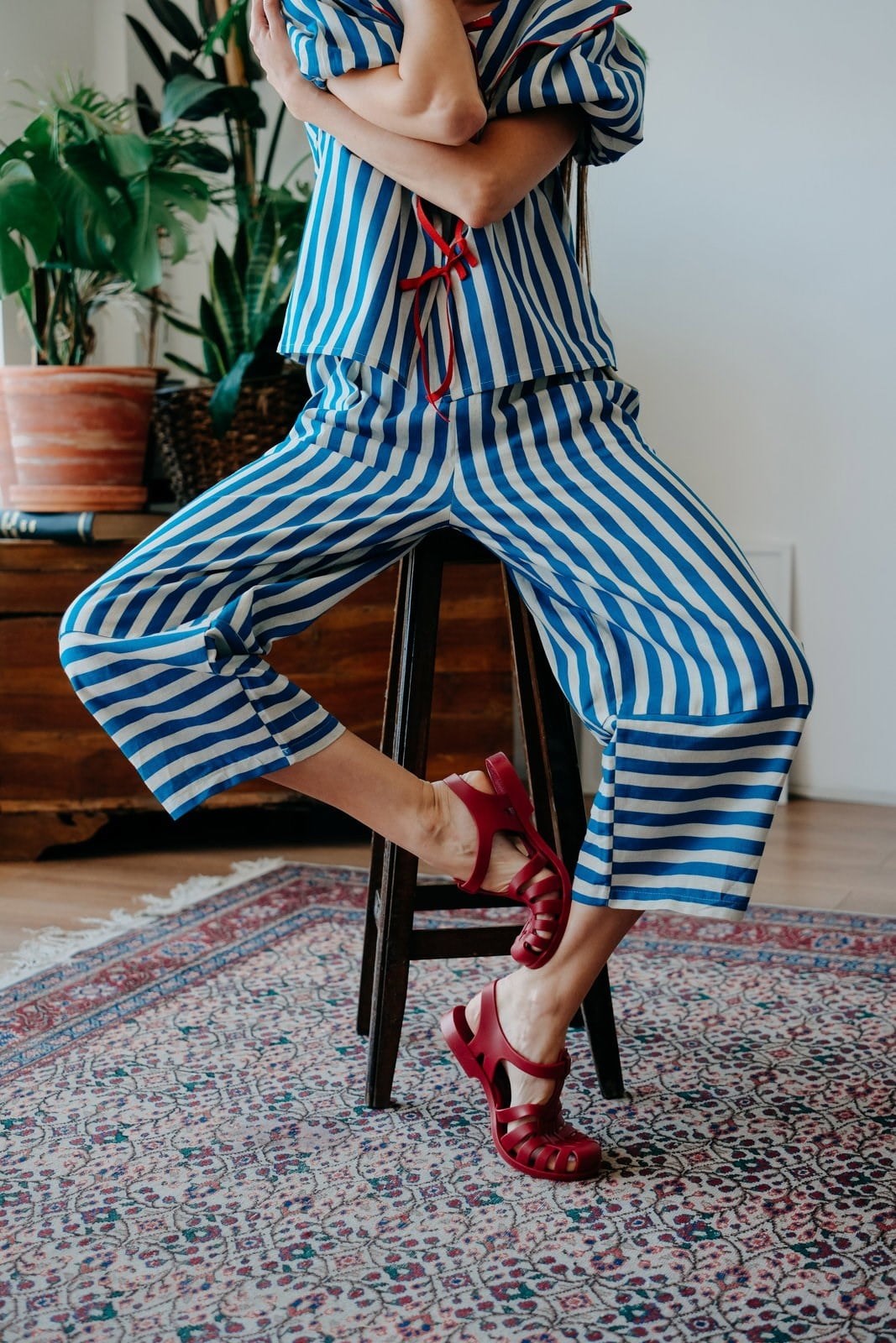 Barrel Stripes Pantolon