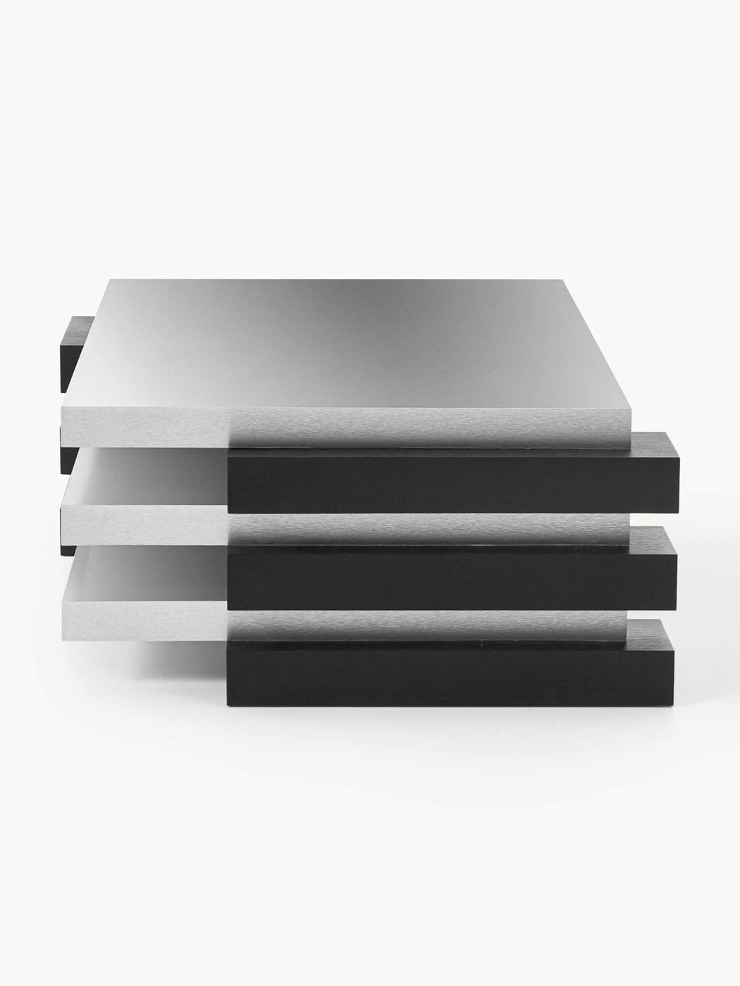Blok Katmanlı Modern Orta Sehpa 120 cm