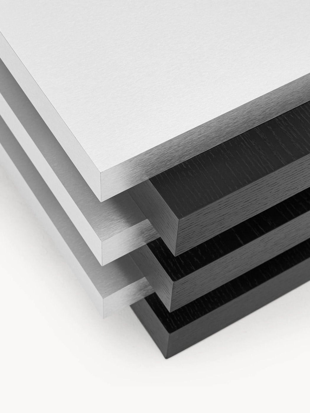 Blok Katmanlı Modern Orta Sehpa 120 cm