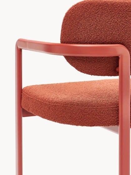 Boucle Koltuk Adrien Koral Kırmızı