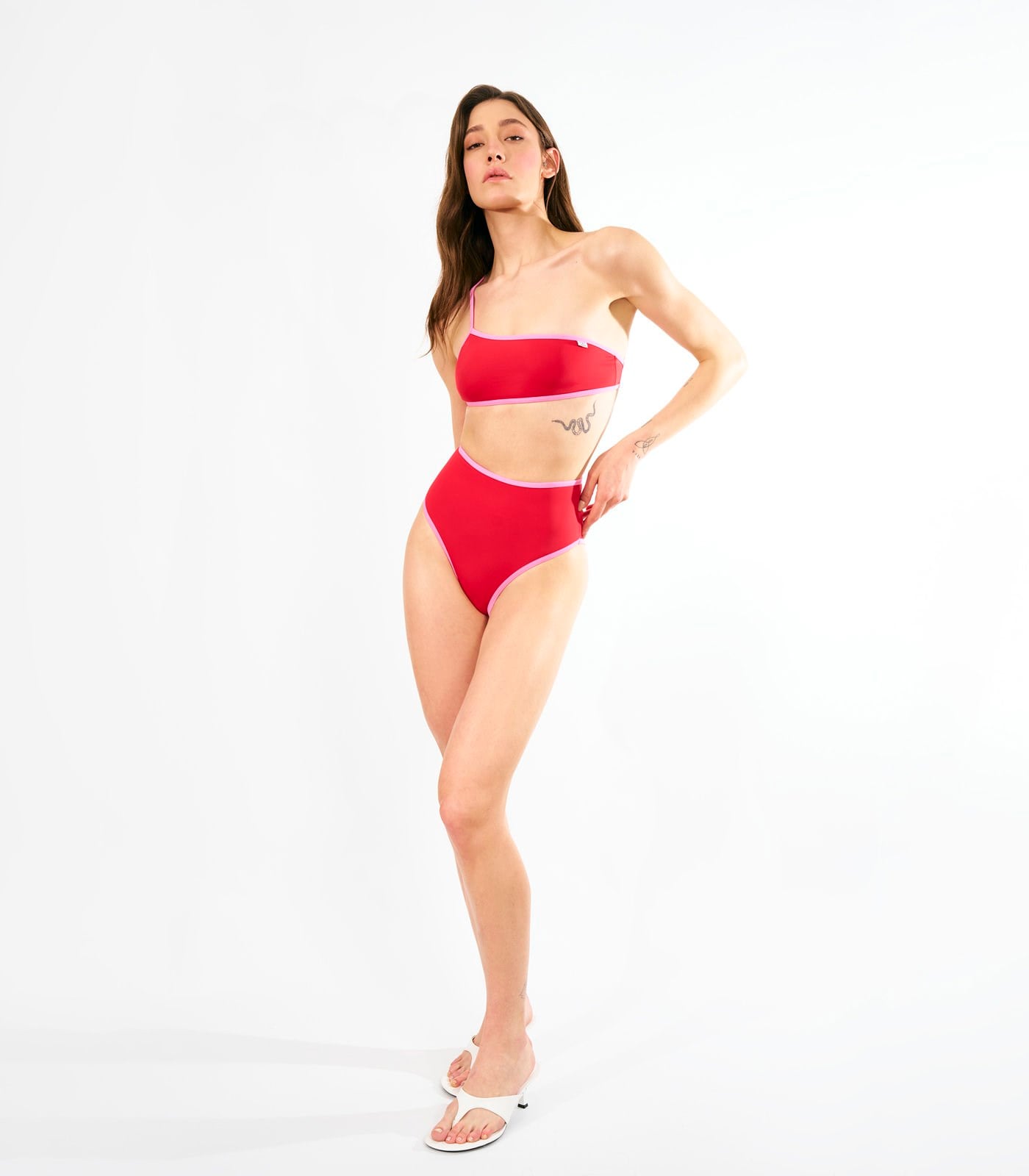 Çapraz Bikini Üstü - Kırmızı / Everymood