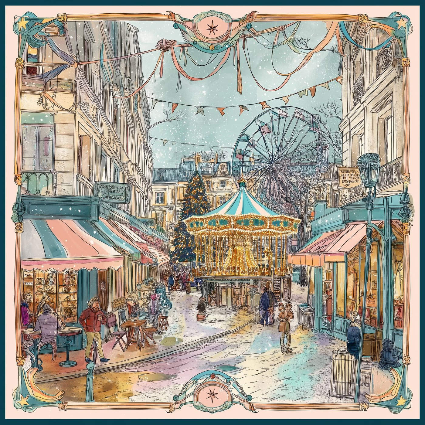 Carrousel de Lumière İpek Fular | Pure Paris