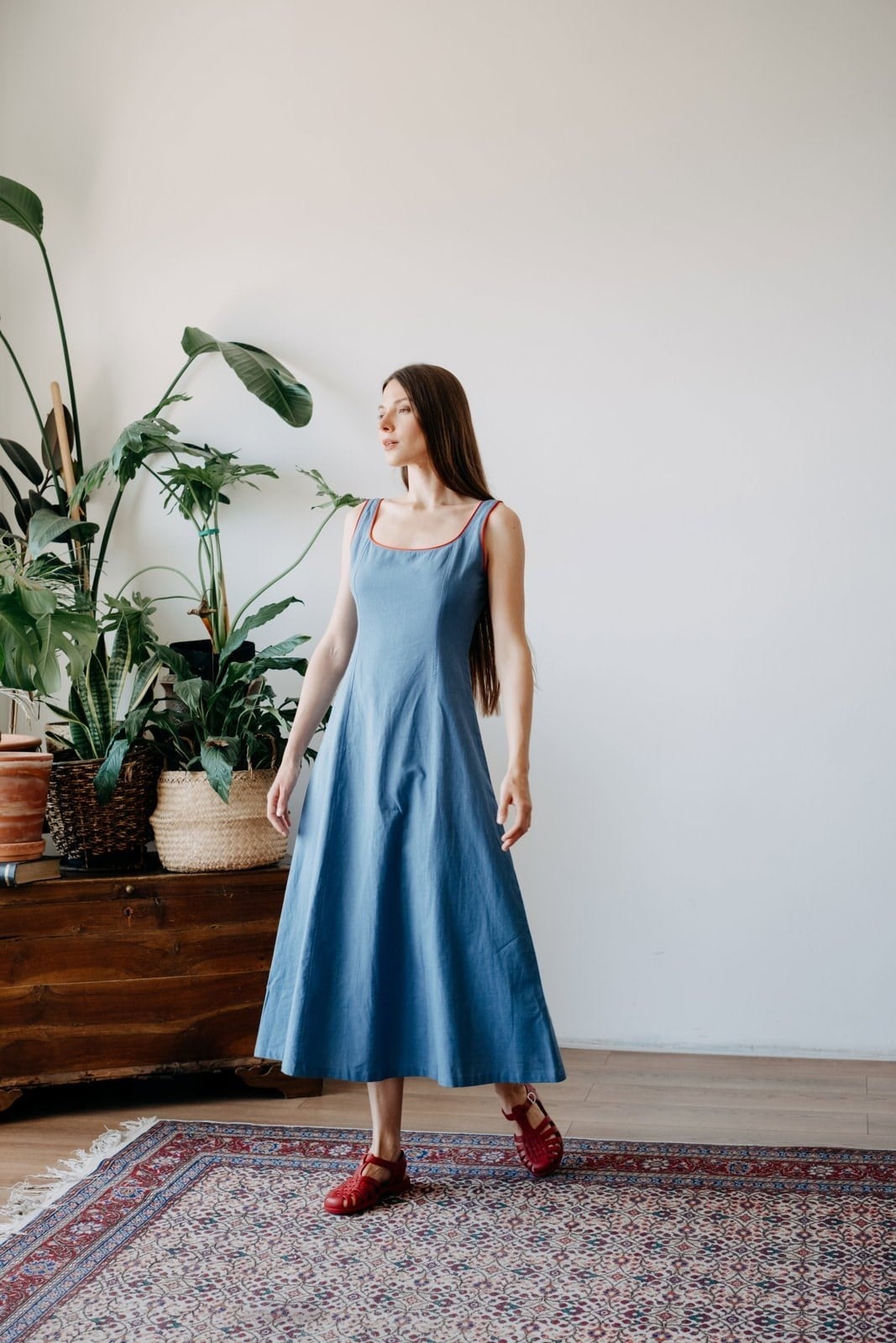 Cecilia Blue Elbise