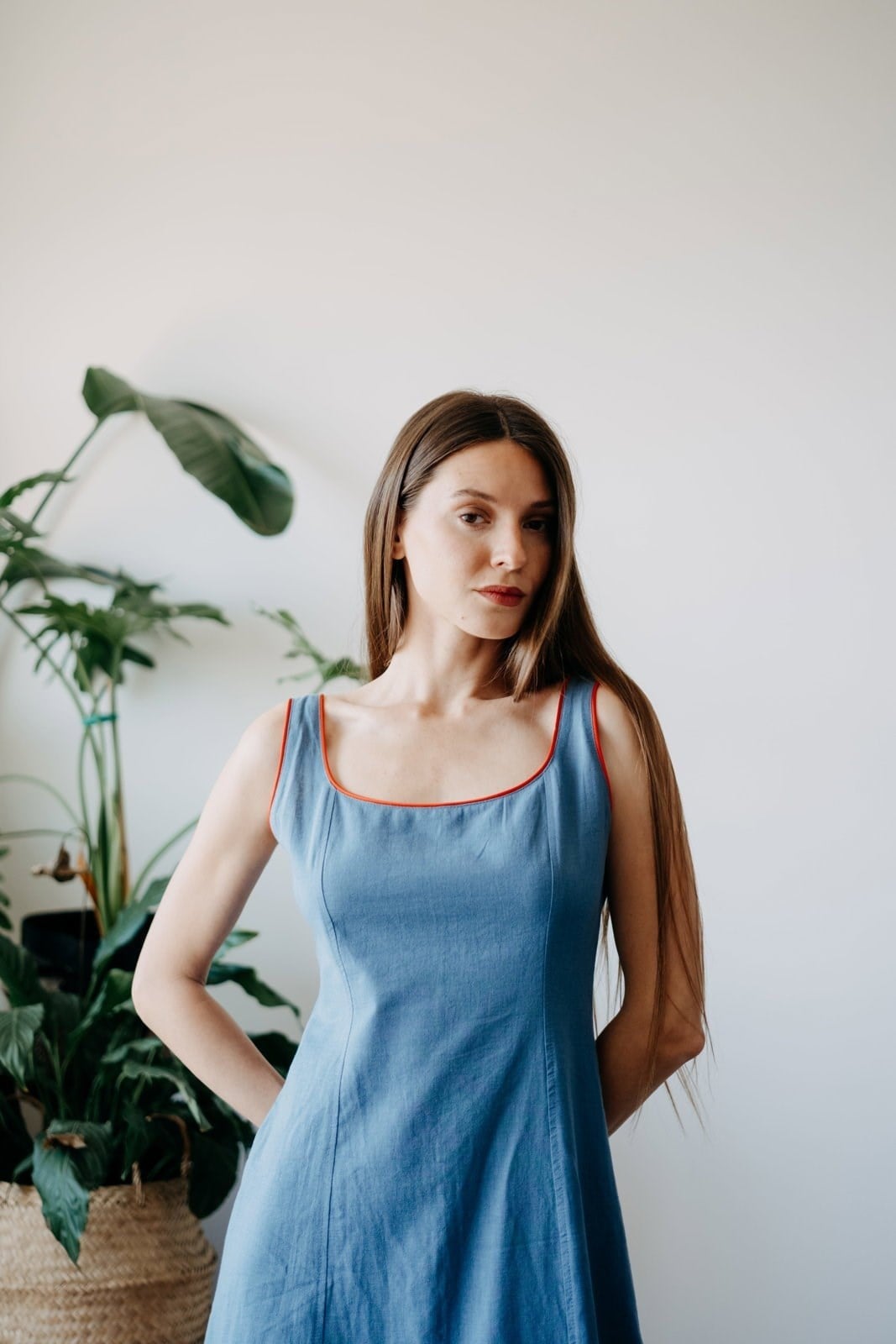Cecilia Blue Elbise