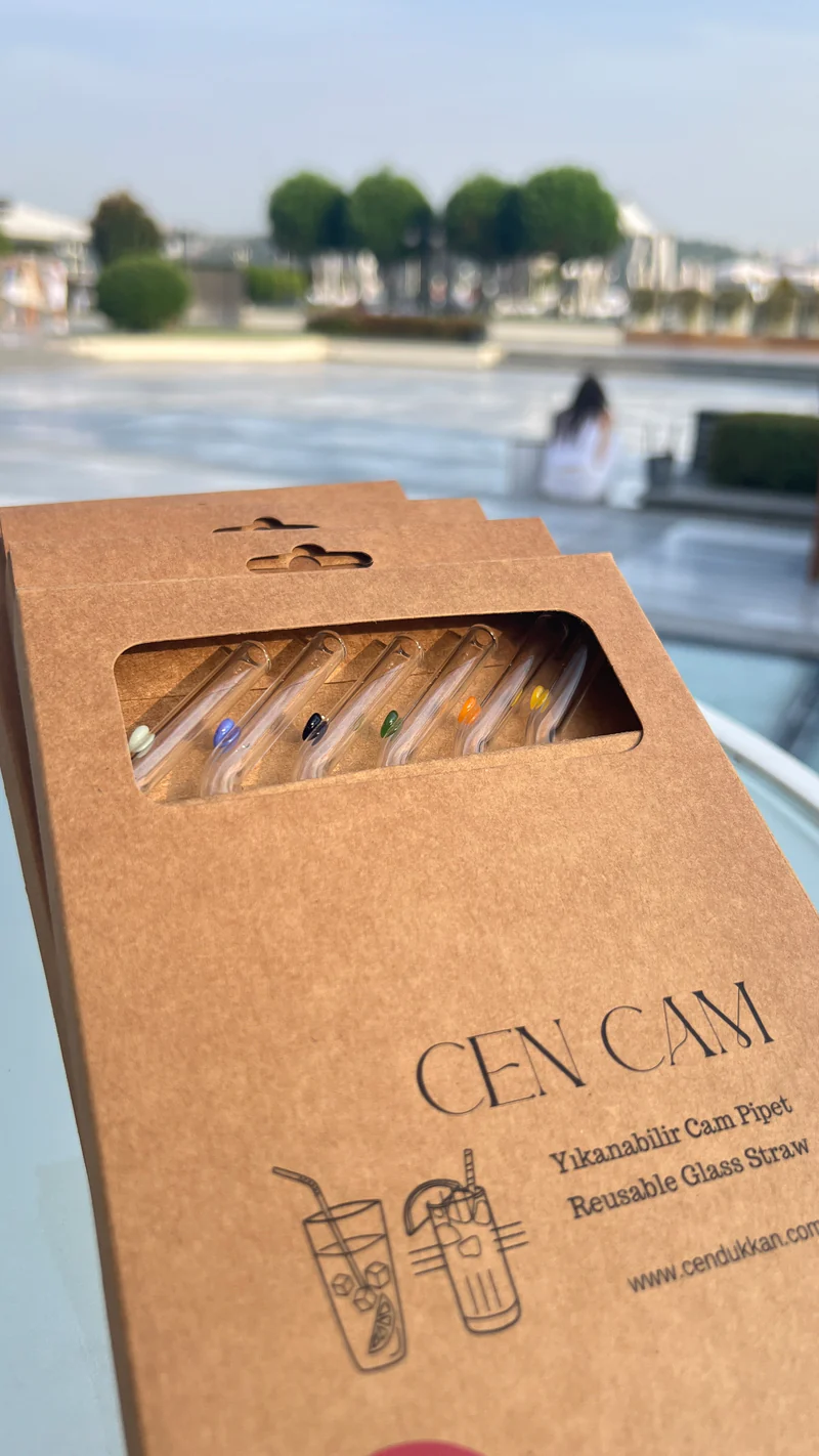 Cen Cam Pipet Set Kalpli 6'lı