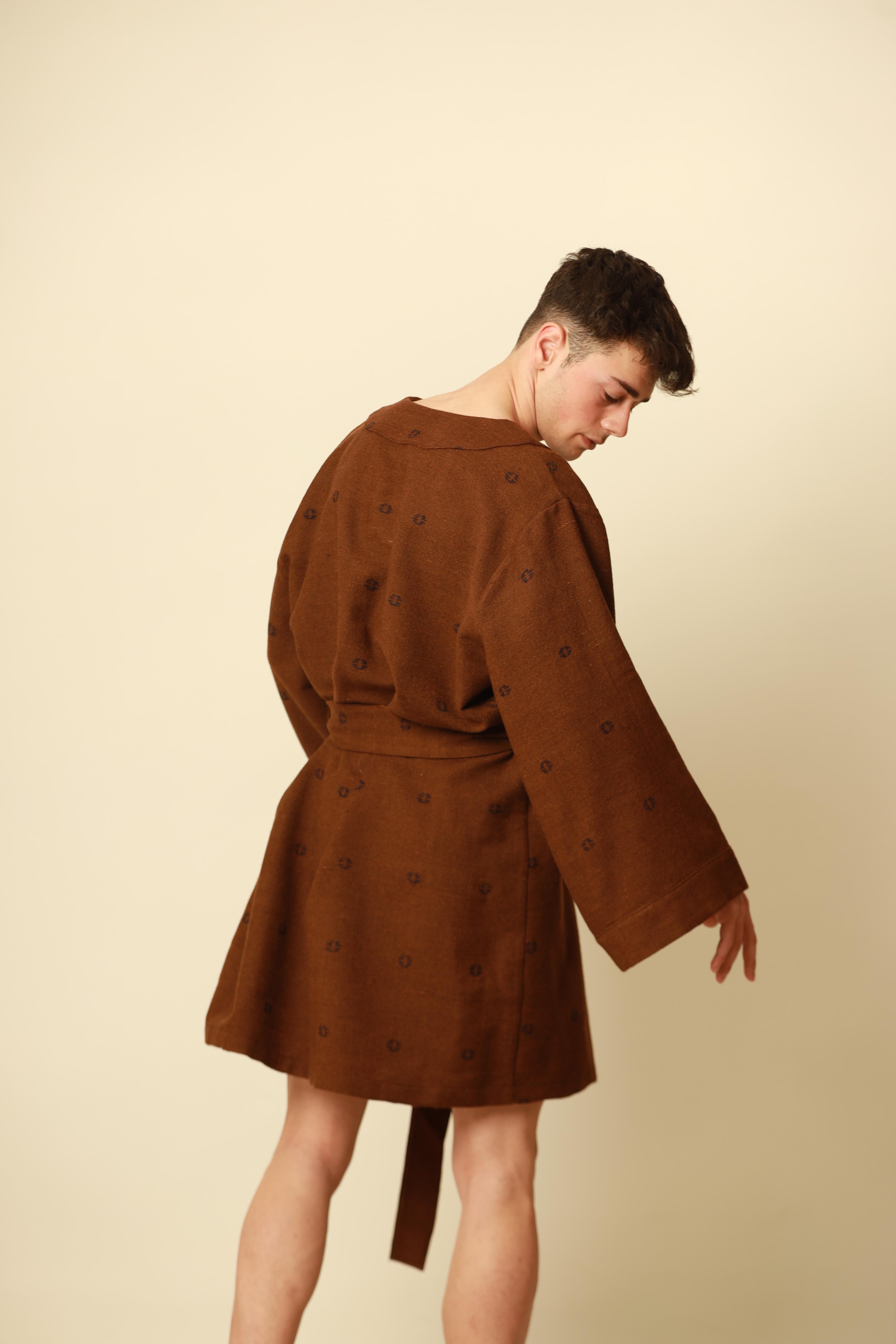 Ceviz Motif Kimono