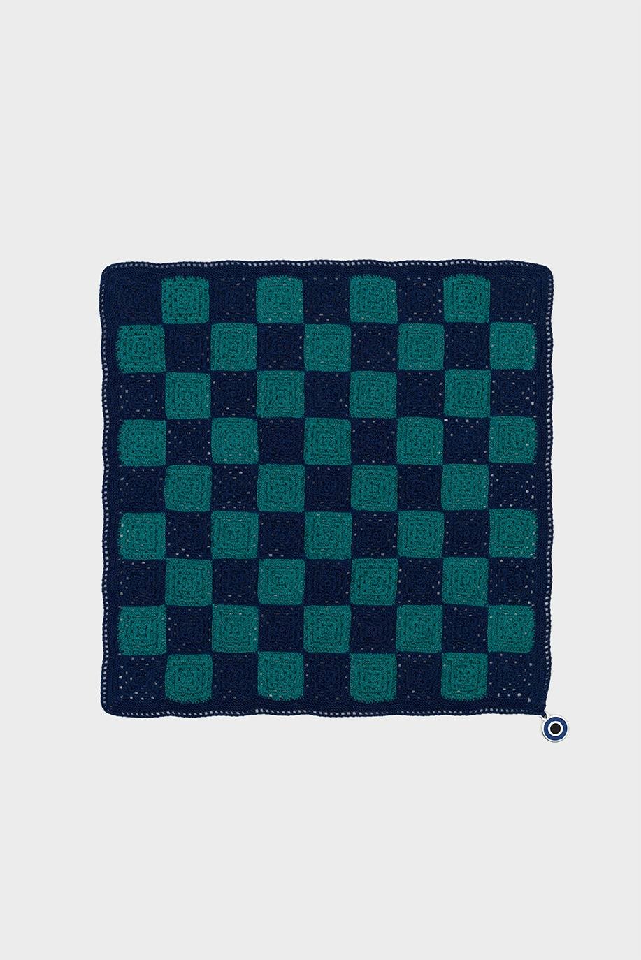Checkered El İşi Dantel Örtü