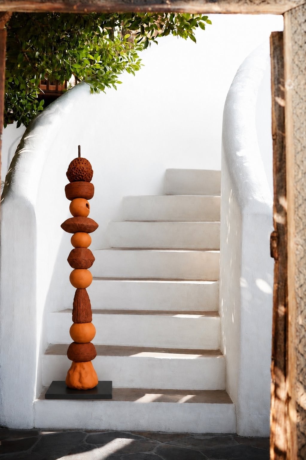 Cinnamon Stoneware Seramik Heykel Dekoratif Obje