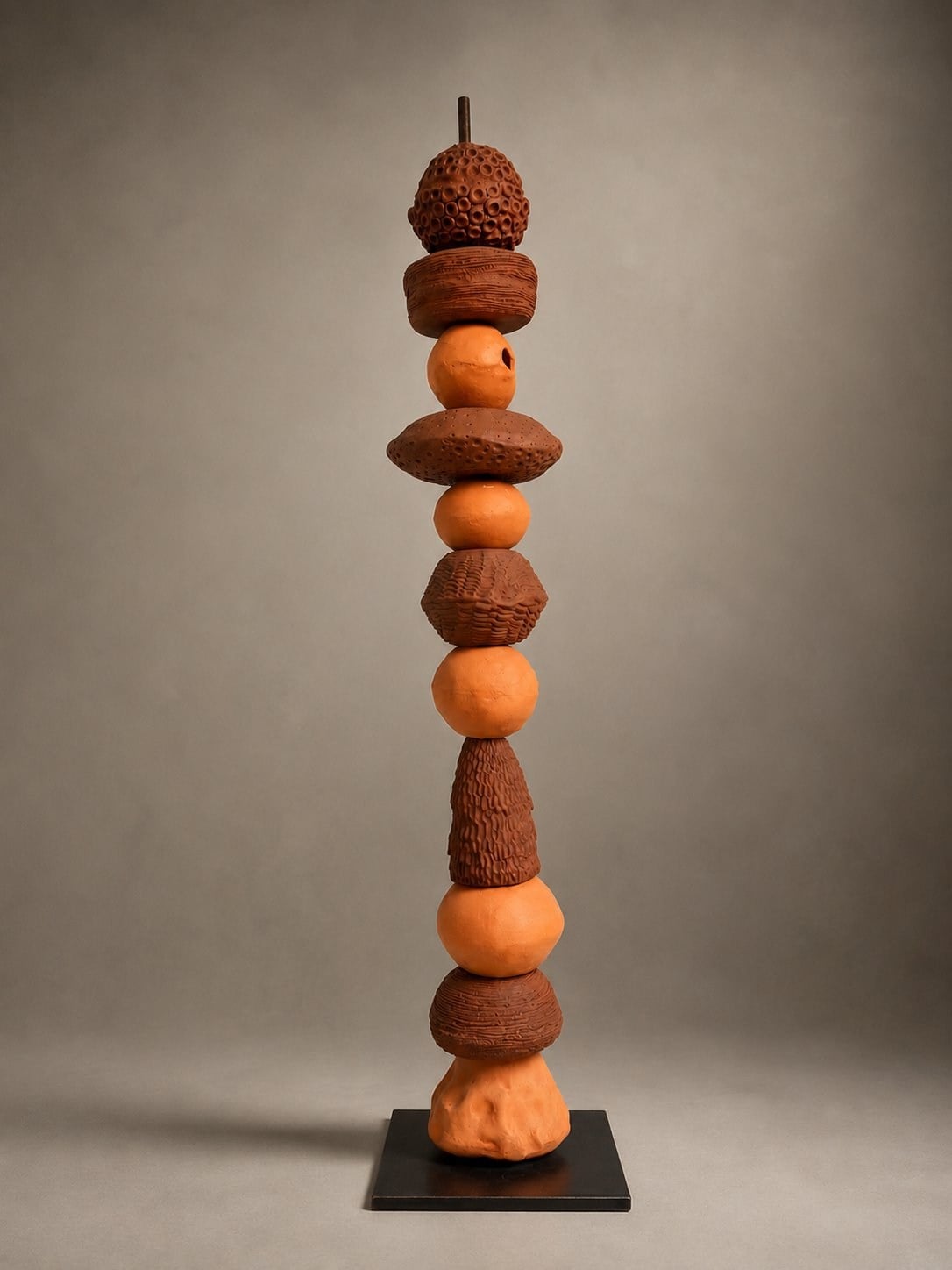 Cinnamon Stoneware Seramik Heykel Dekoratif Obje