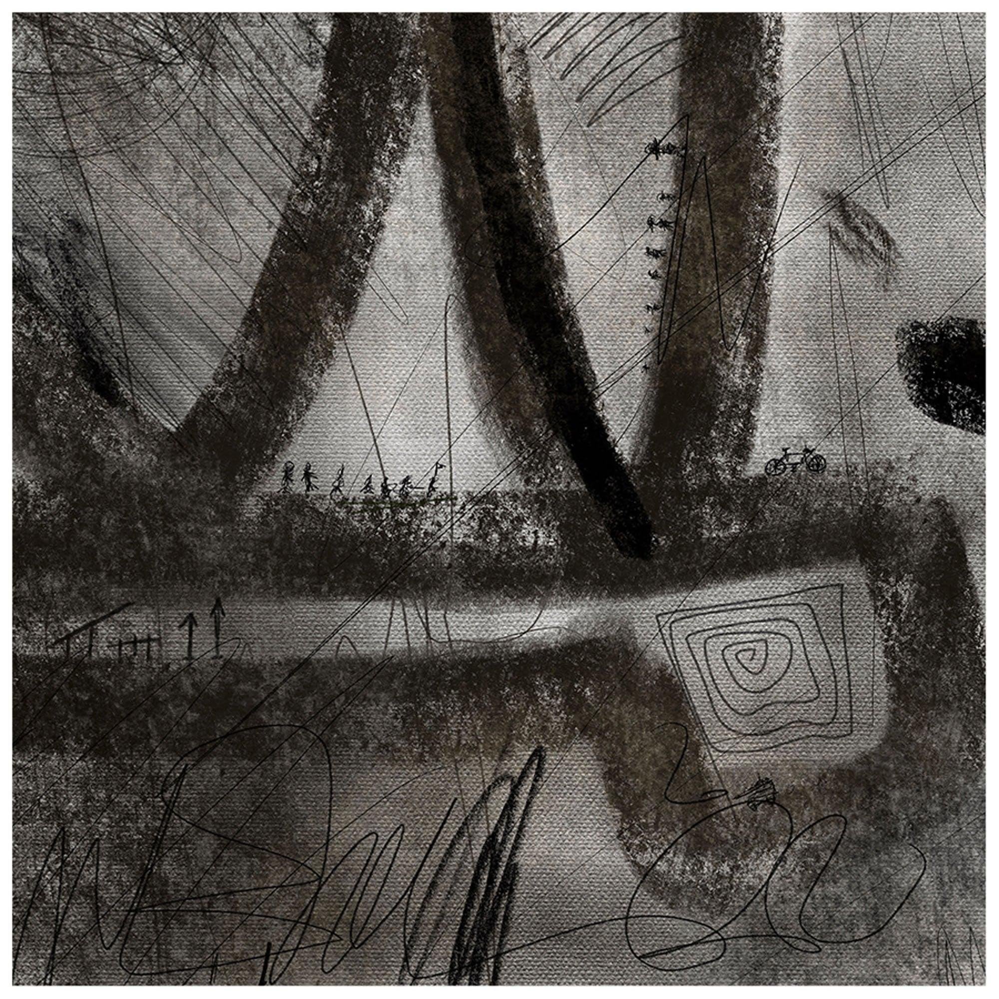 Coal 1 - Abstract Collection - Baskı