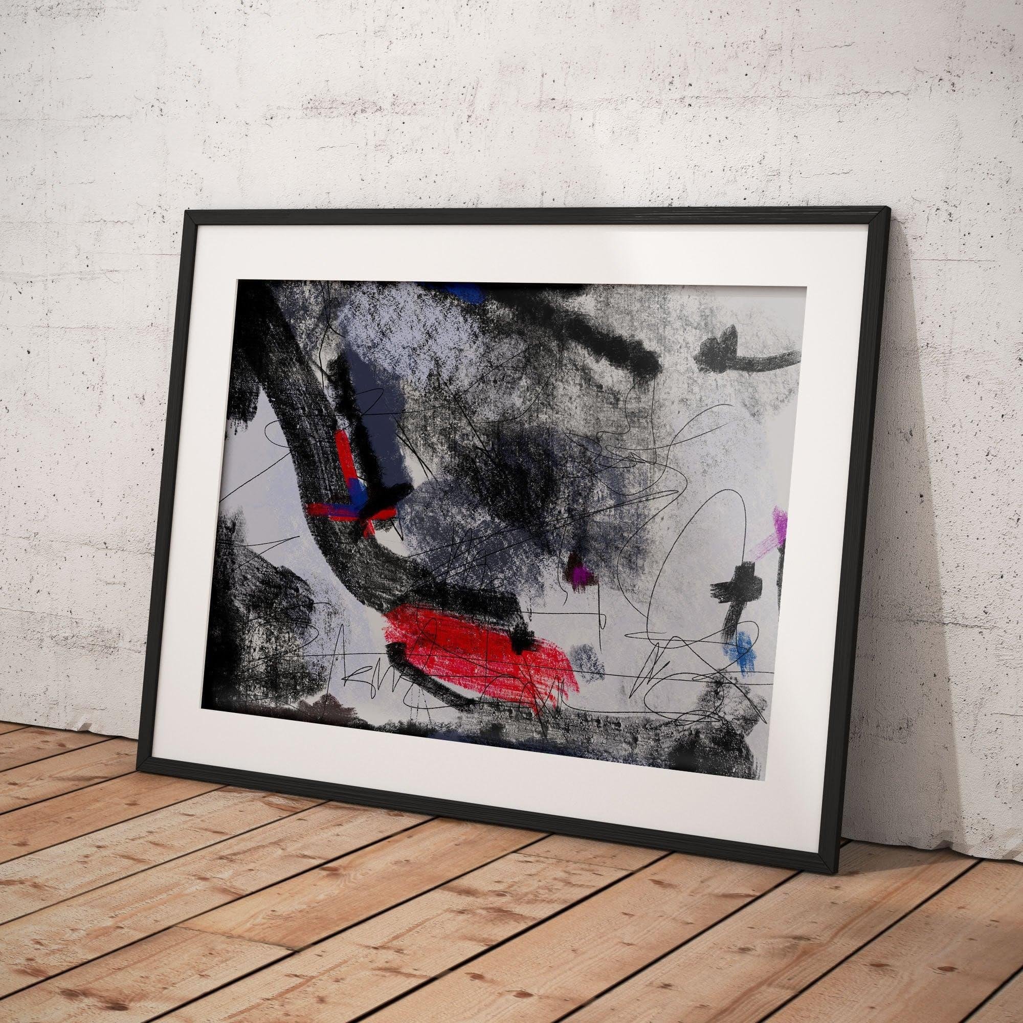 Coal 2 - Abstract Collection - Baskı