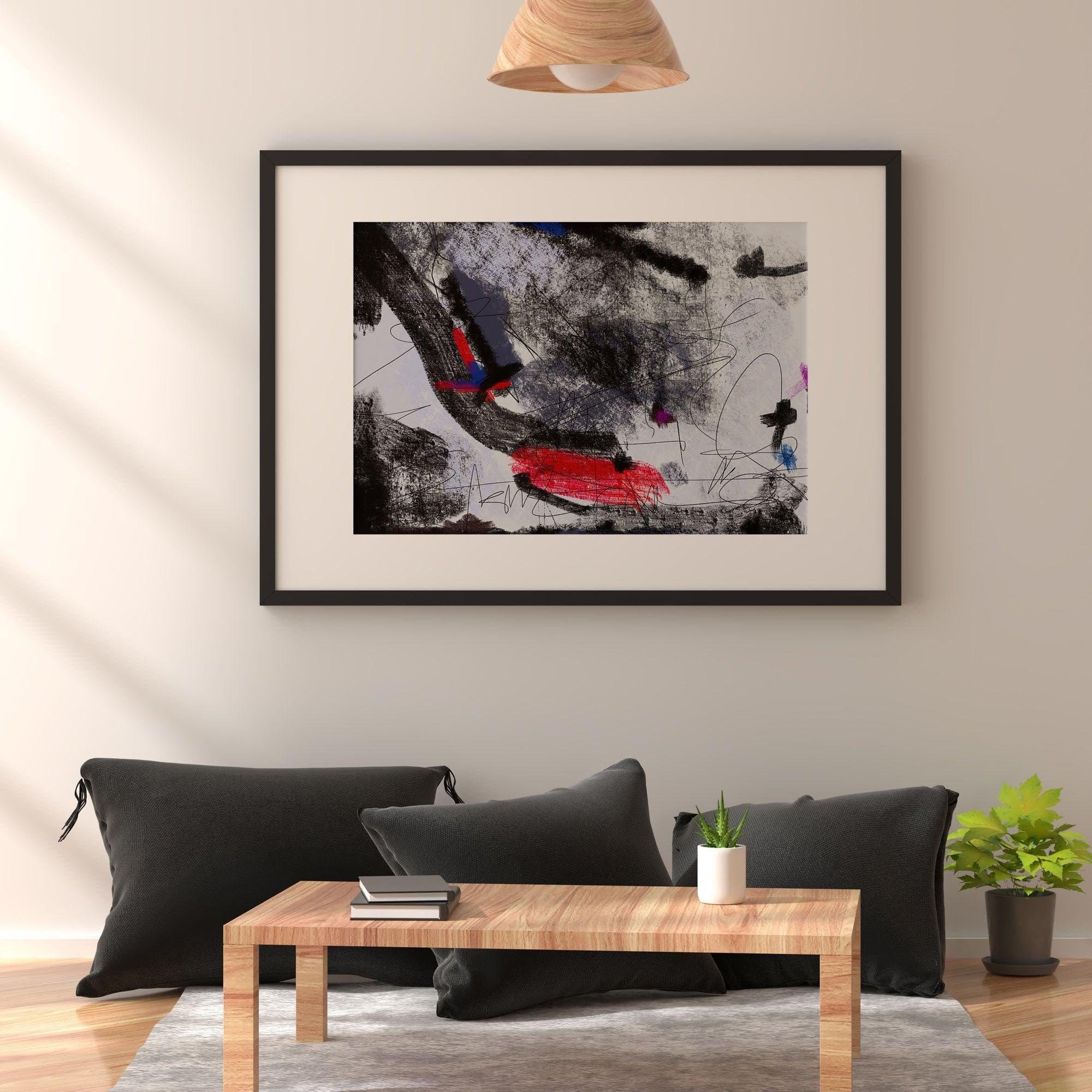 Coal 2 - Abstract Collection - Baskı