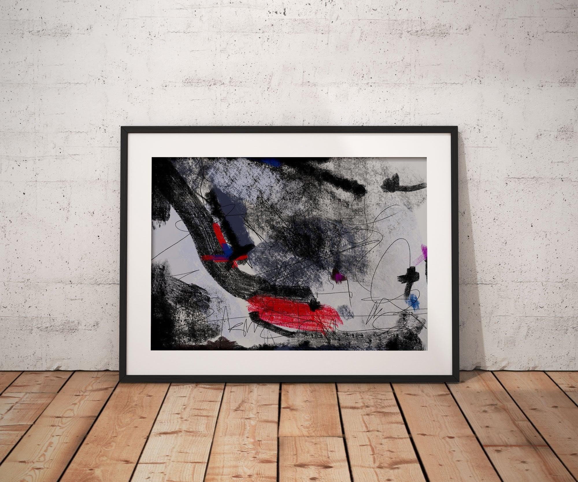 Coal 2 - Abstract Collection - Baskı