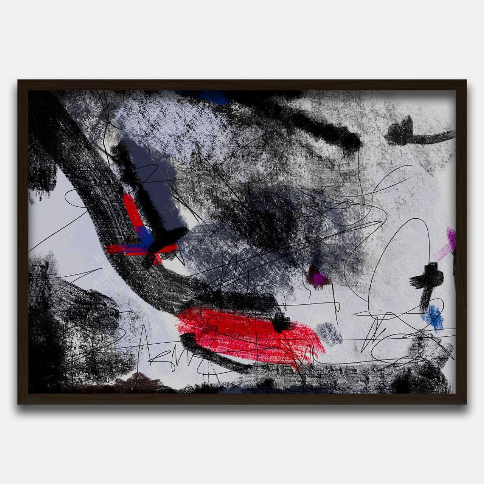 Coal 2 - Abstract Collection - Baskı