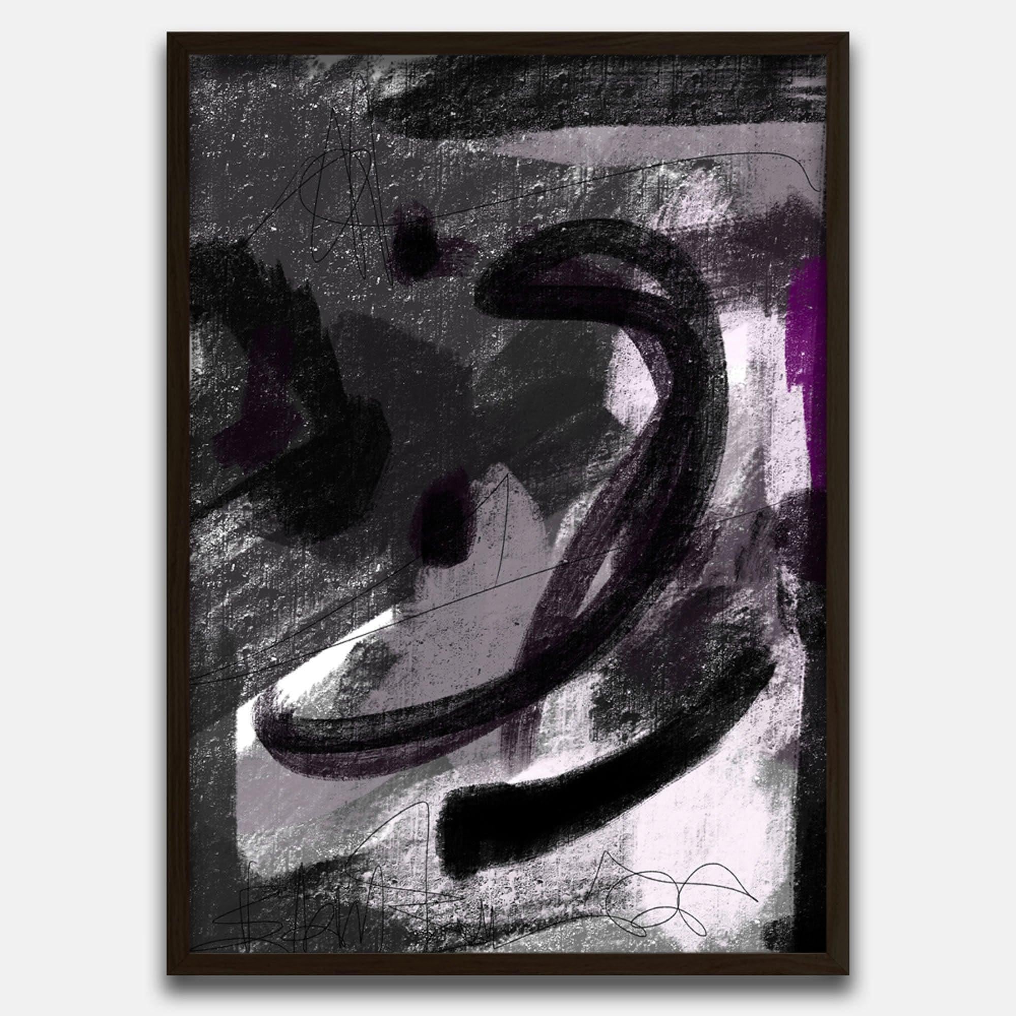 Coal 3 - Abstract Collection - Baskı