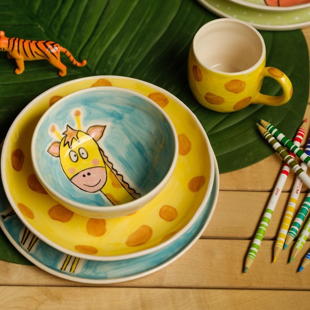 Çocuk Yemek Seti Giraffe