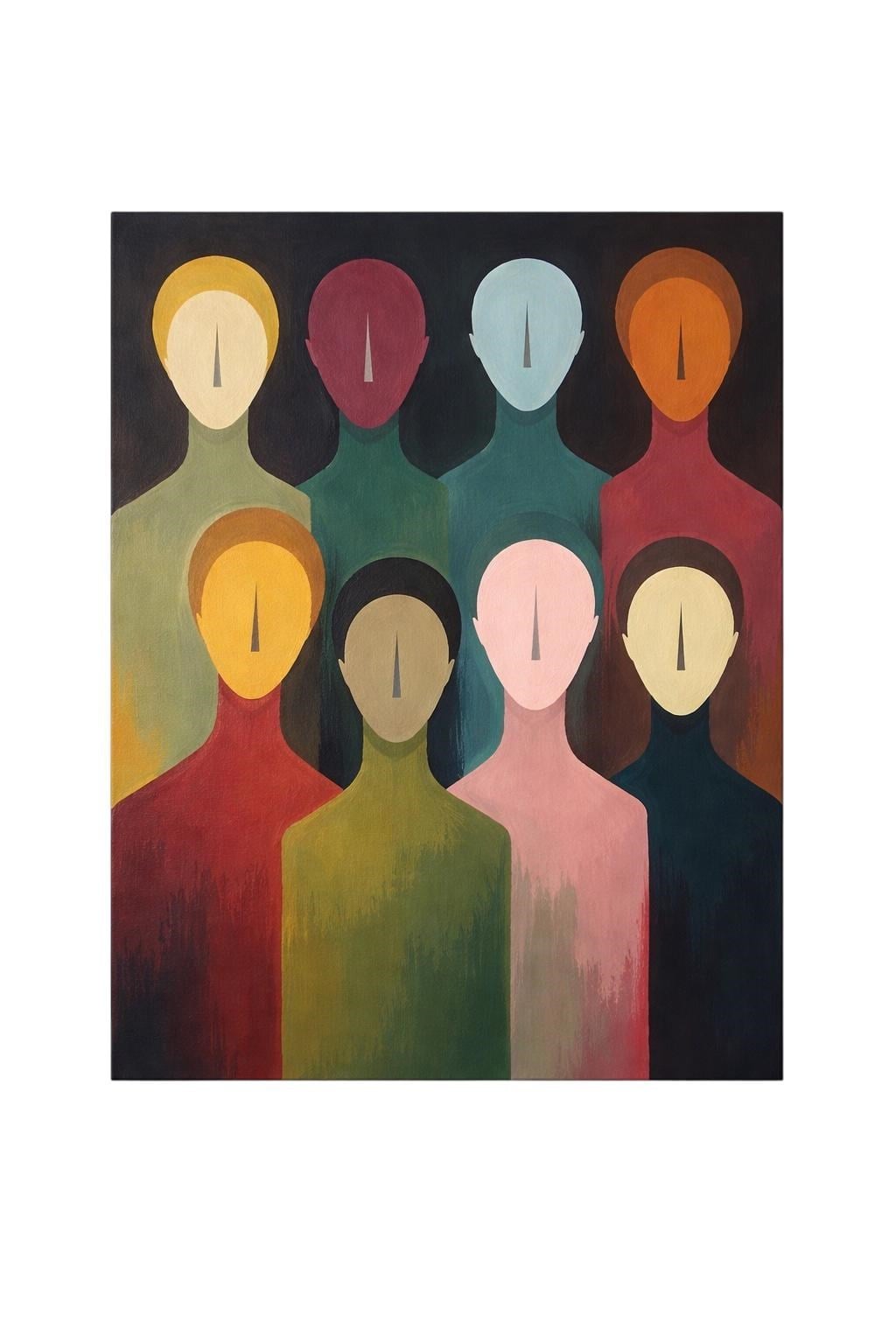 Çokluk İçinde El Yapımı Tablo