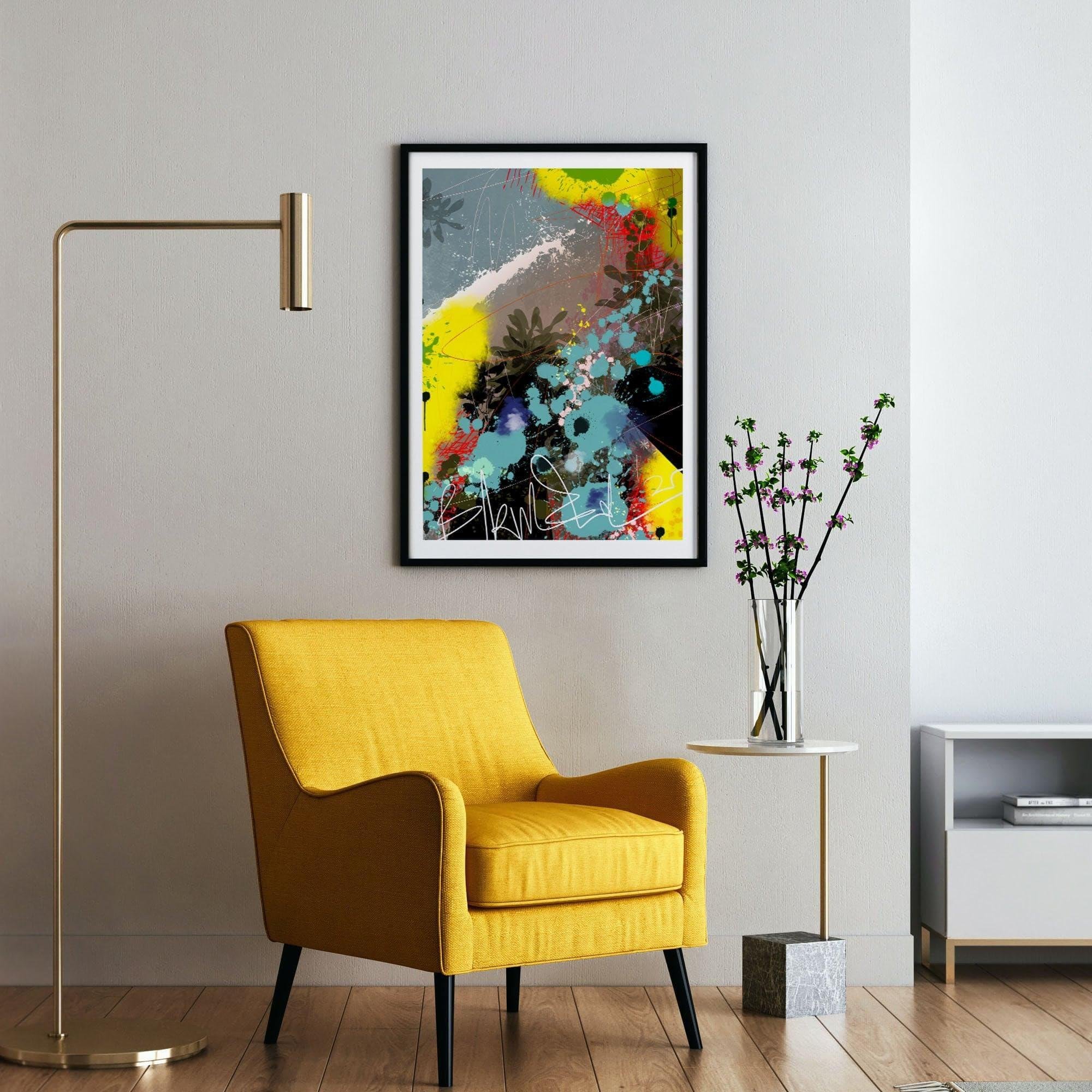 Colourbloom 1 - Abstract Collection - Baskı