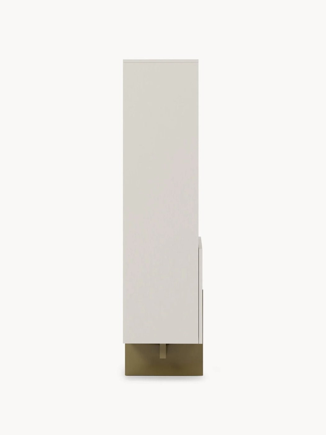 Dado Büyük Ahşap Highboard, Modern Geometrik Tasarım ve Orijinal Ayaklar