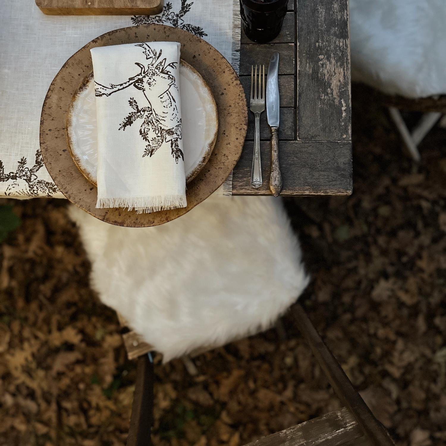 Deer 2'li Peçete Takımı