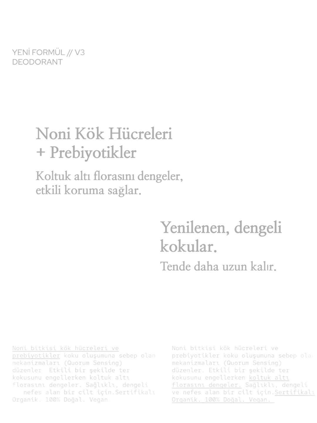 Deo97 60 ml | Bioaktif Deodorant. Sertifikalı Organik. %100 Doğal | Misk Adaçayı. Okaliptüs. Vetiver.