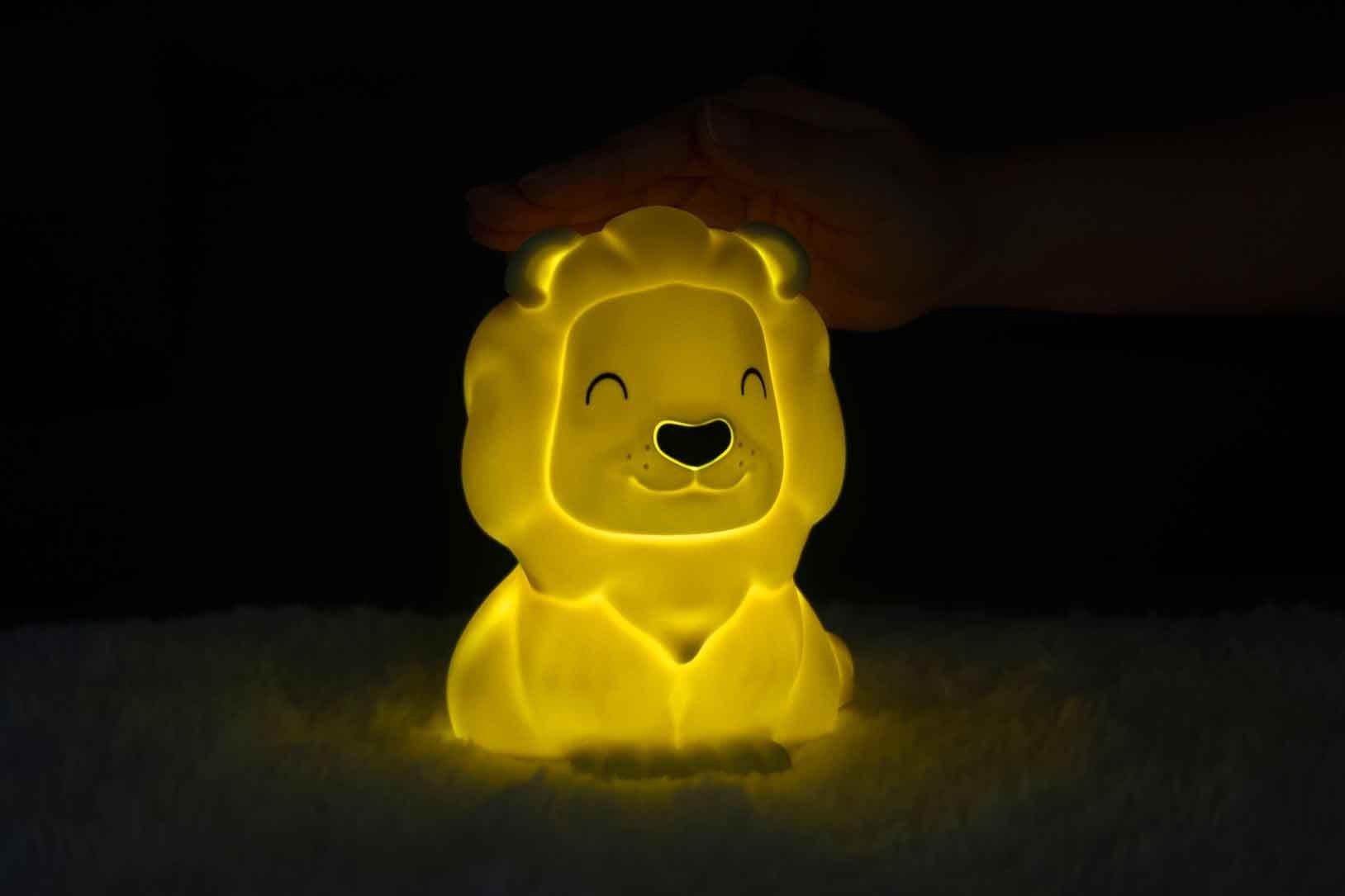 Dhink Silikon Gece Lambası Aslan Sarı