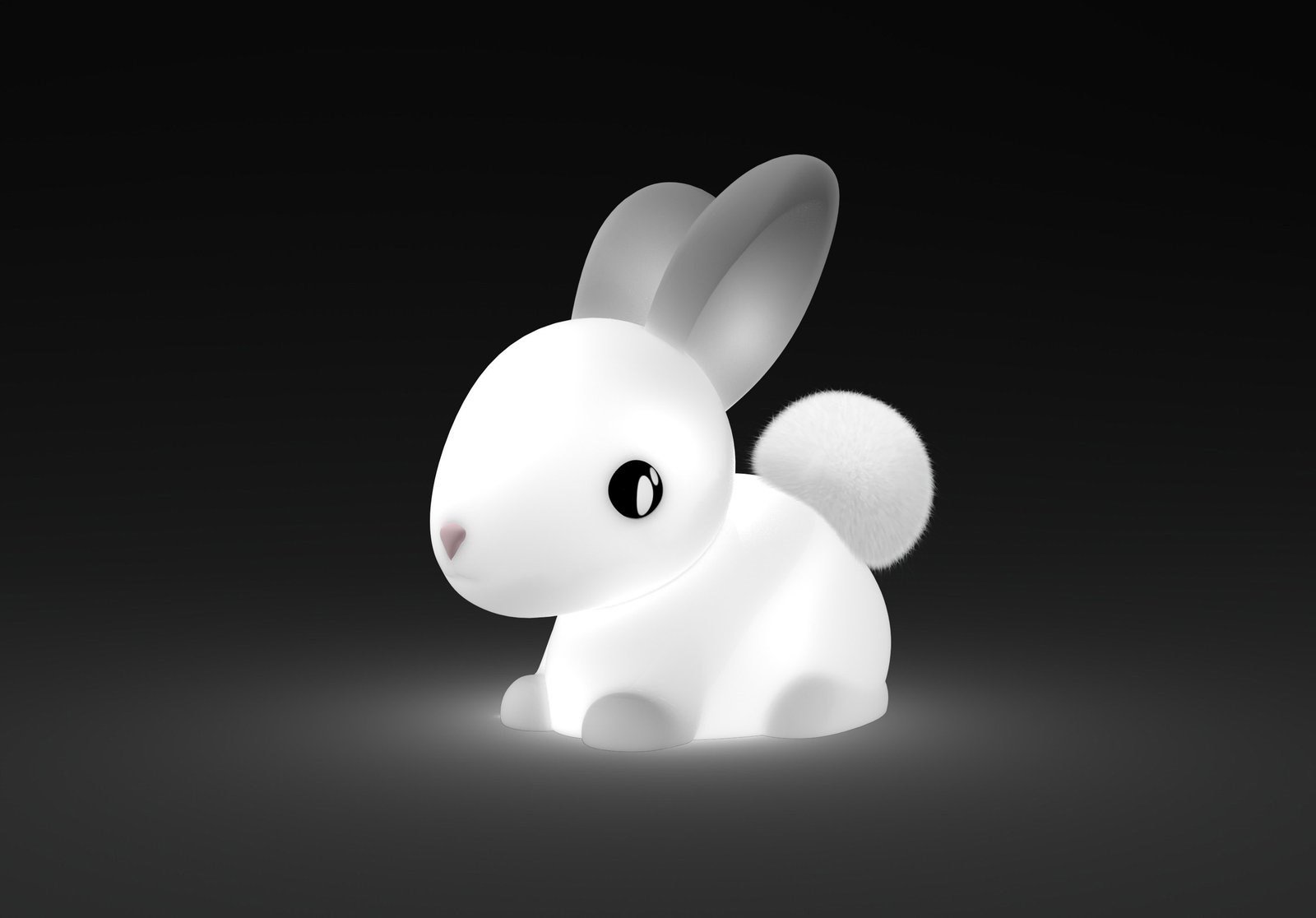 Dhink Silikon Şarjlı Gece Lambası Bunny Cotton