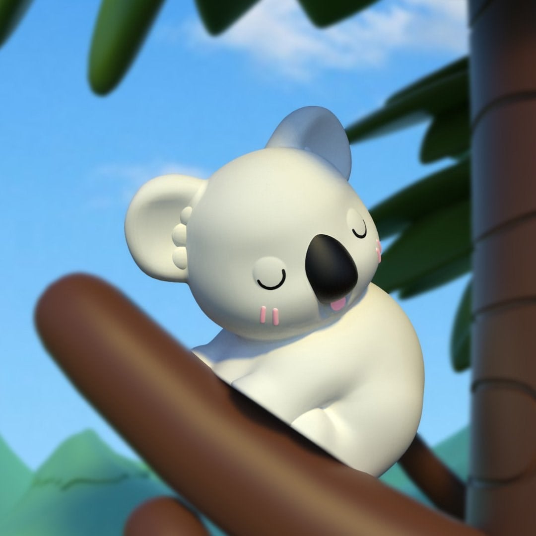 Dhink Silikon Şarjlı Gece Lambası Koala Coco