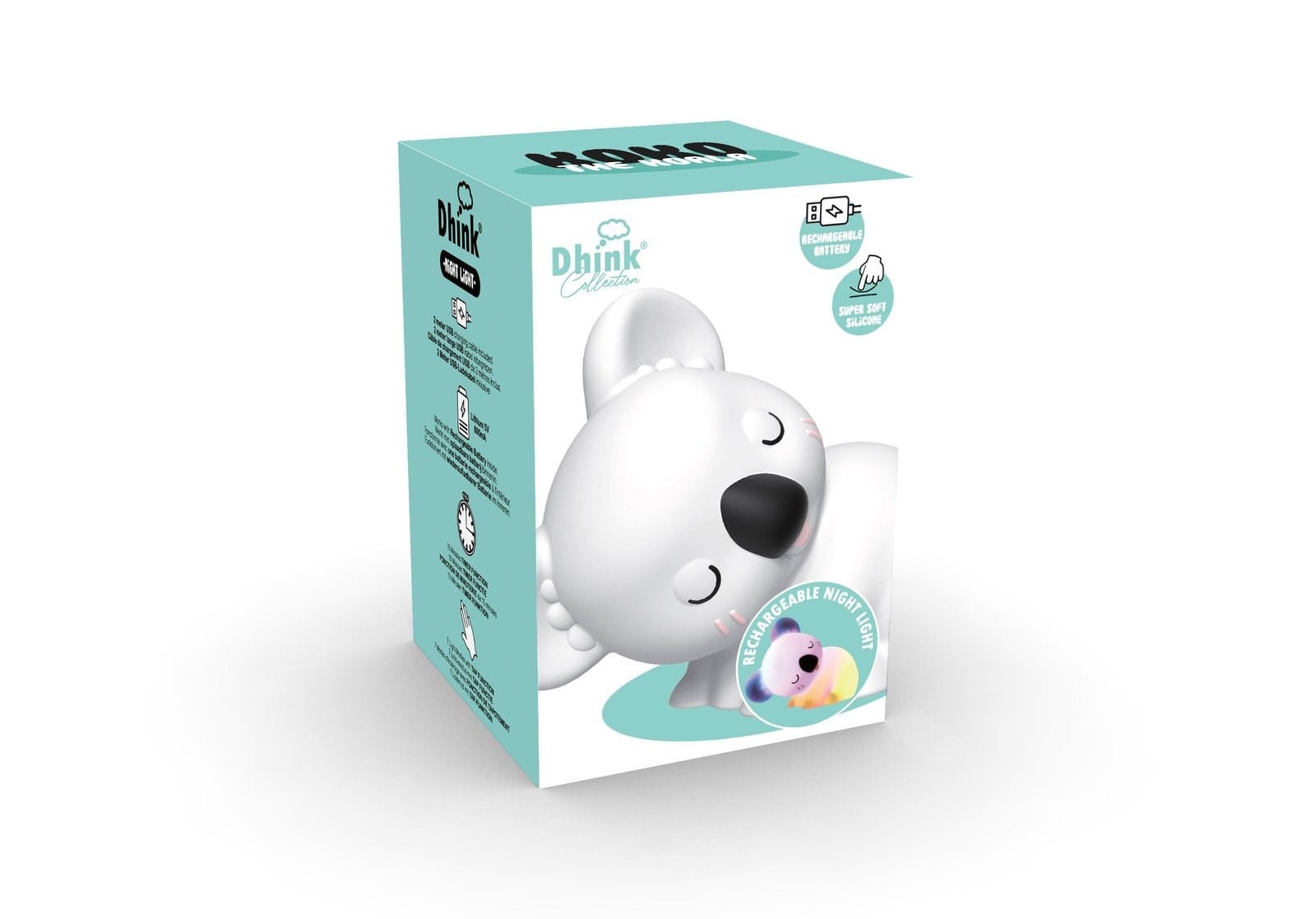 Dhink Silikon Şarjlı Gece Lambası Koala Coco