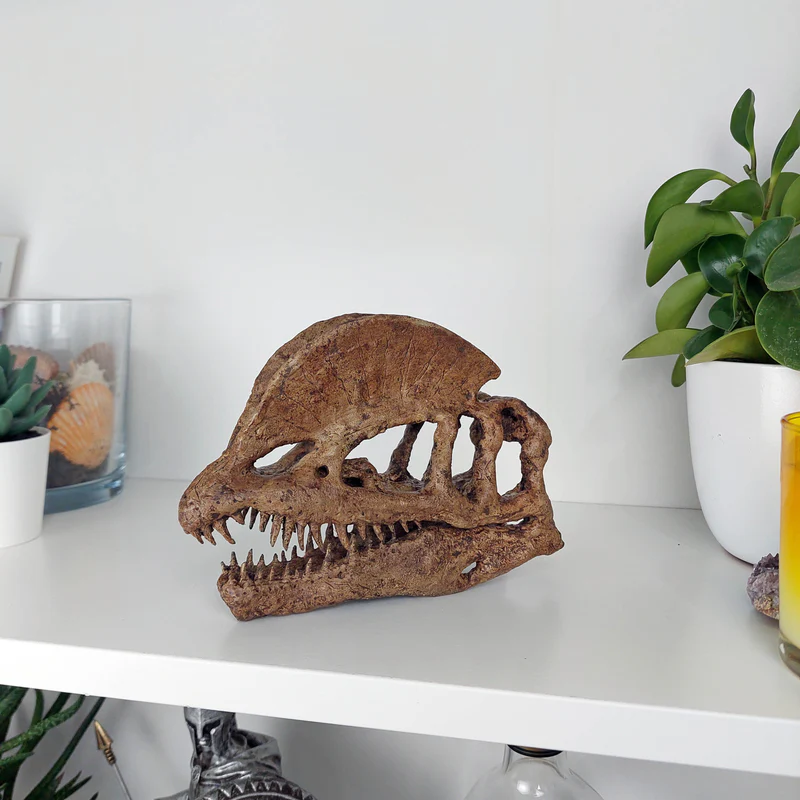 Dilophosaurus Mini Seramik Heykel