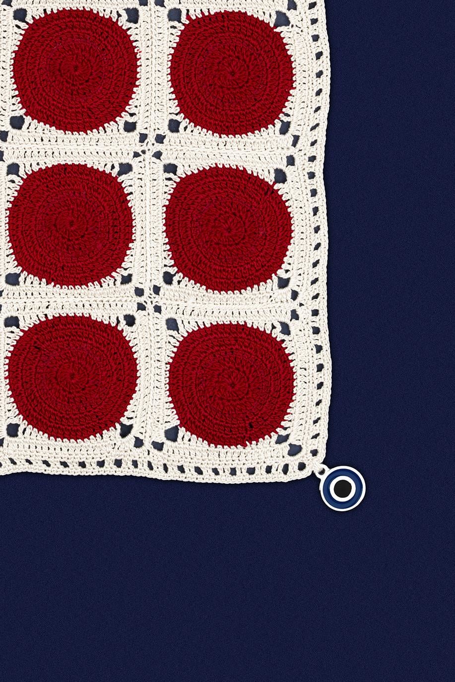 Dots El İşi Dantel Örtü
